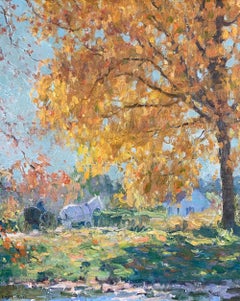 Fabric Landscape Paintings