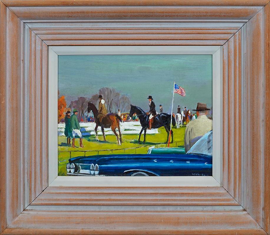 Harry Leith-Ross Animal Painting - "The Horse Show"