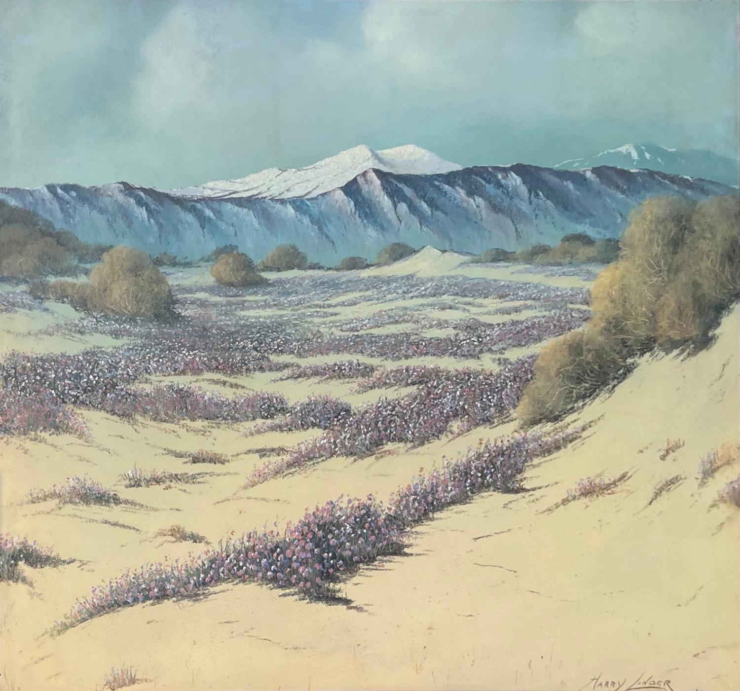 Blühende Wüste (San Bernardino Mountains), ca. 1925 (Impressionismus), Painting, von HARRY LINDER 