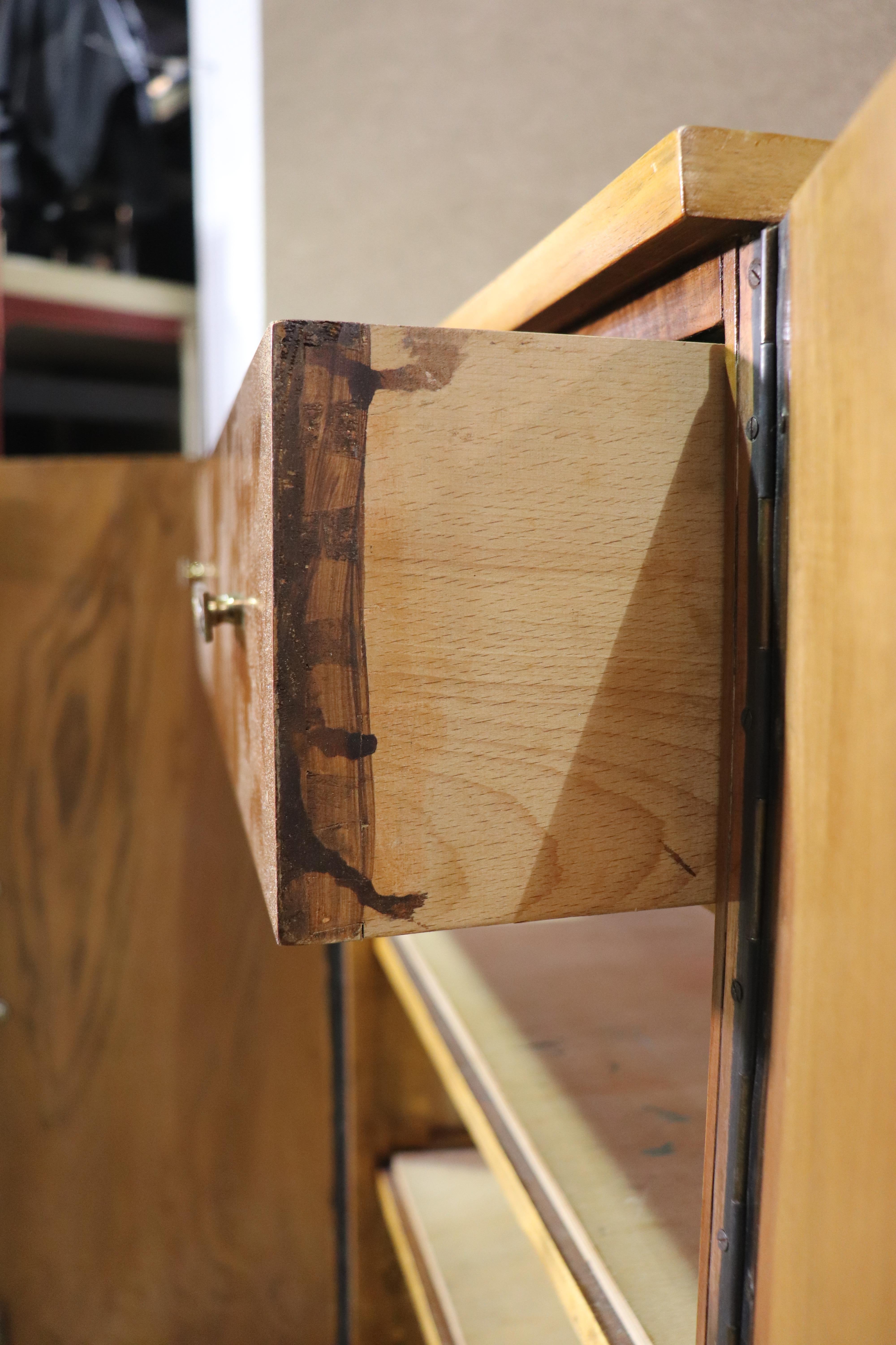 Harry & Lou Epstein attr Burl Deco Cabinet For Sale 2