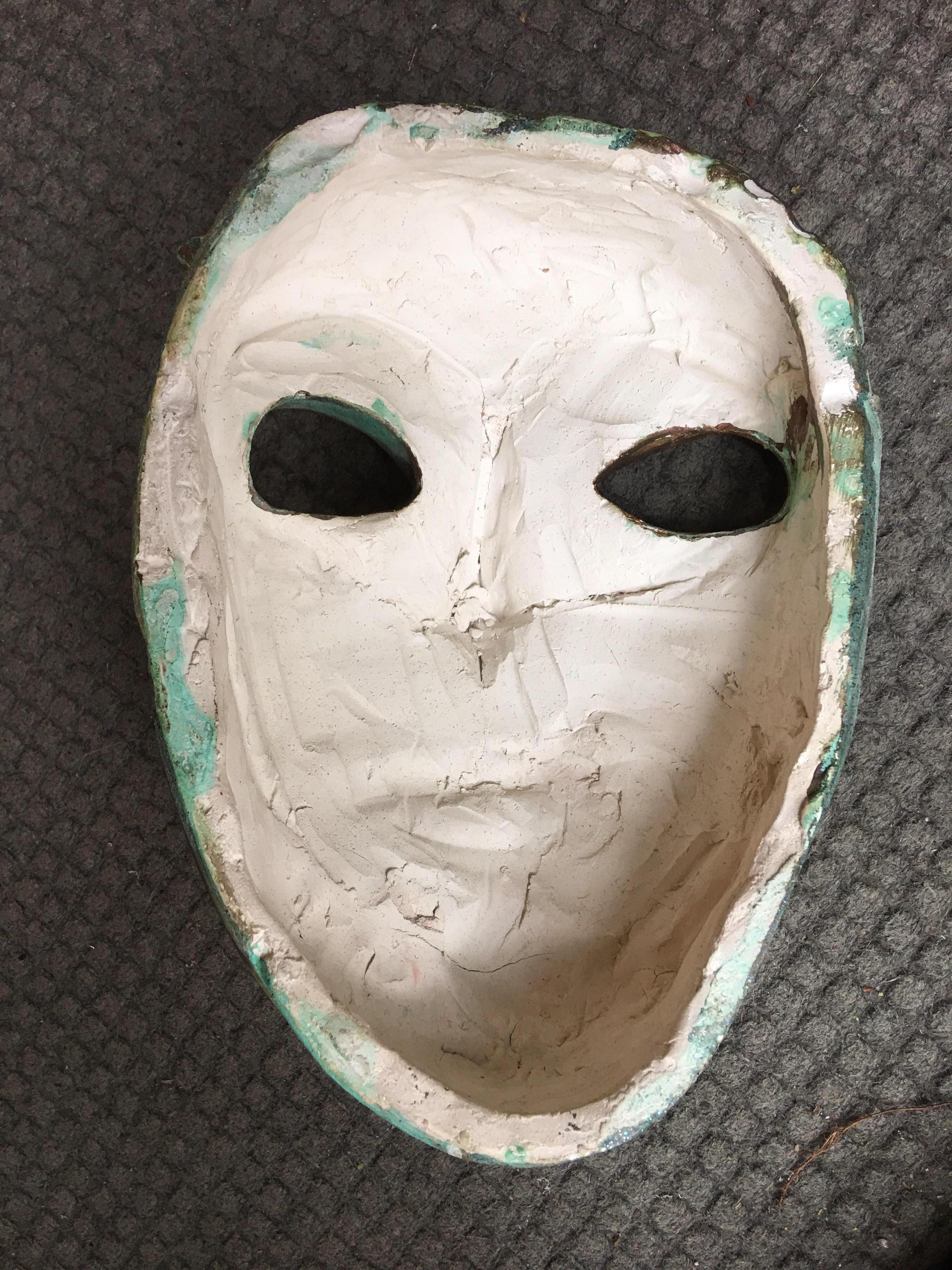 American Harry Matias Hand-Built Ceramic Mask