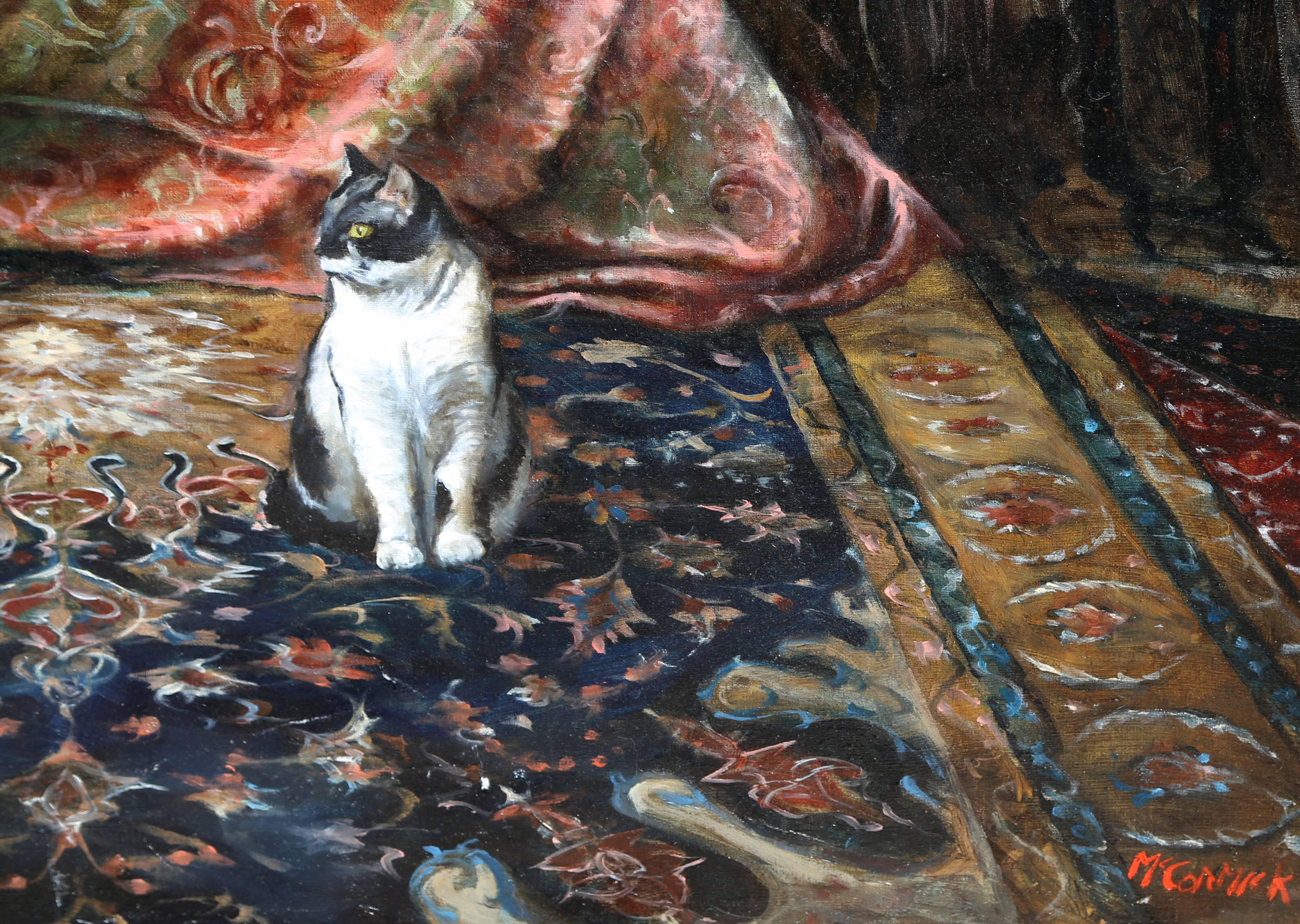 Suzie, dipinto olio su tela incorniciato di Harry McCormick in vendita 2