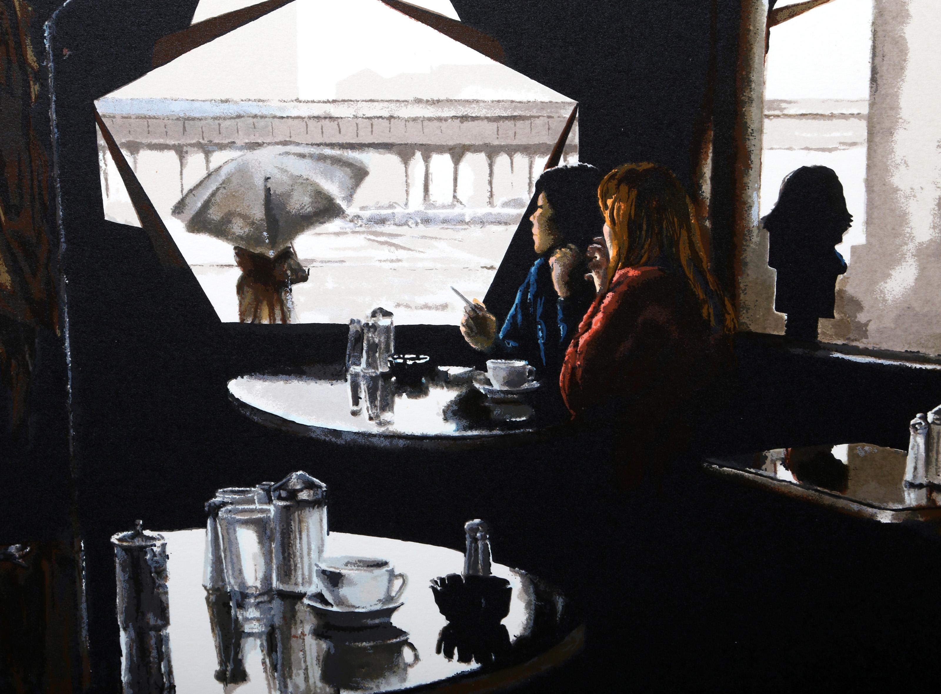 Empire Diner, Photorealist Screenprint by Harry McCormick For Sale 1