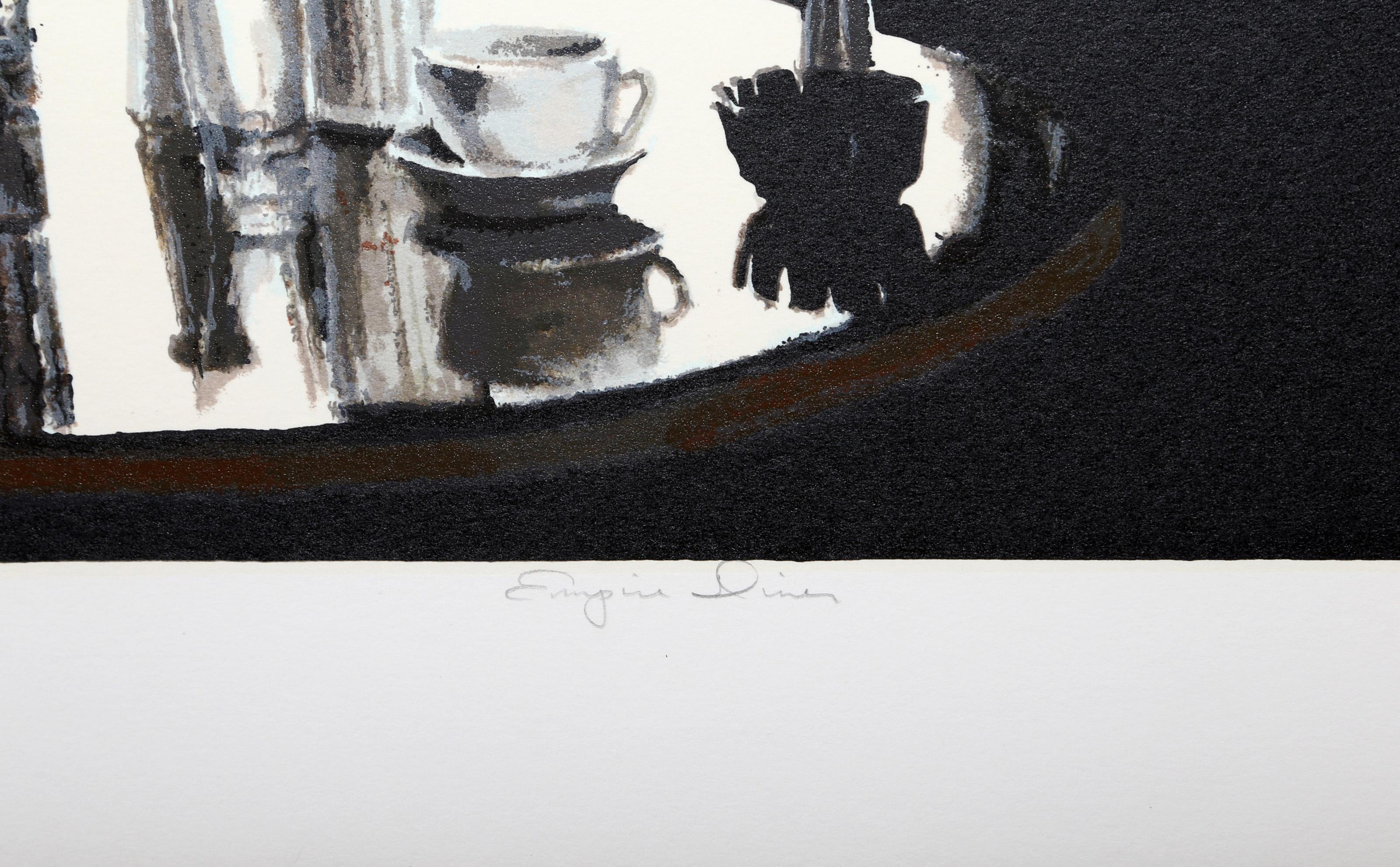 Empire Diner, Photorealist Screenprint by Harry McCormick For Sale 3