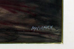 Serigrafía sobre papel Sin título firmada y enmarcada por el artista Harry McCormick