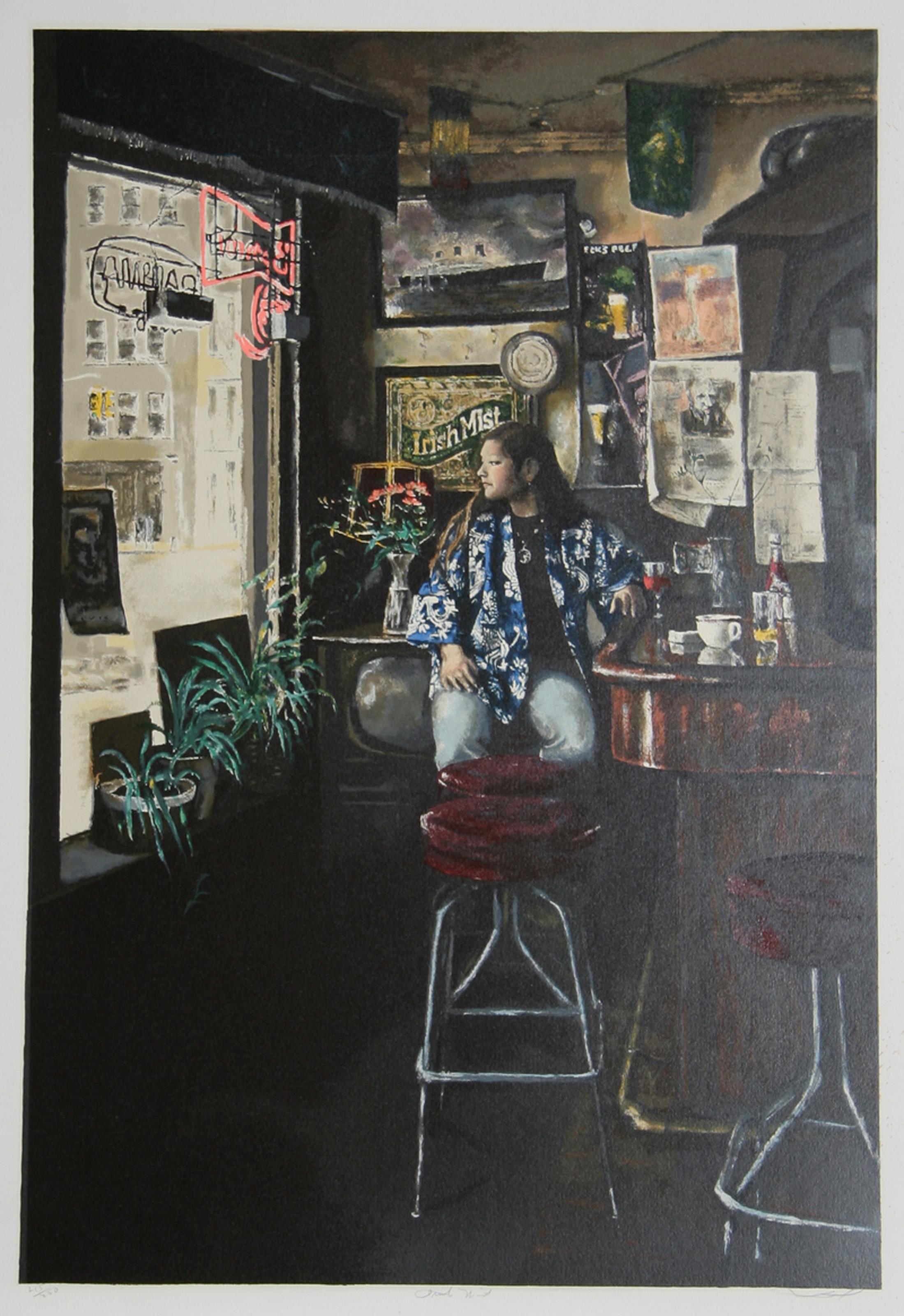 Harry McCormick, American (1942 - ) - Irish Mist. Year: circa 1979, Medium: Serigraph, signed and numbered in pencil, Edition: 250, Size: 40 in. x 27.5 in. (101.6 cm x 69.85 cm)