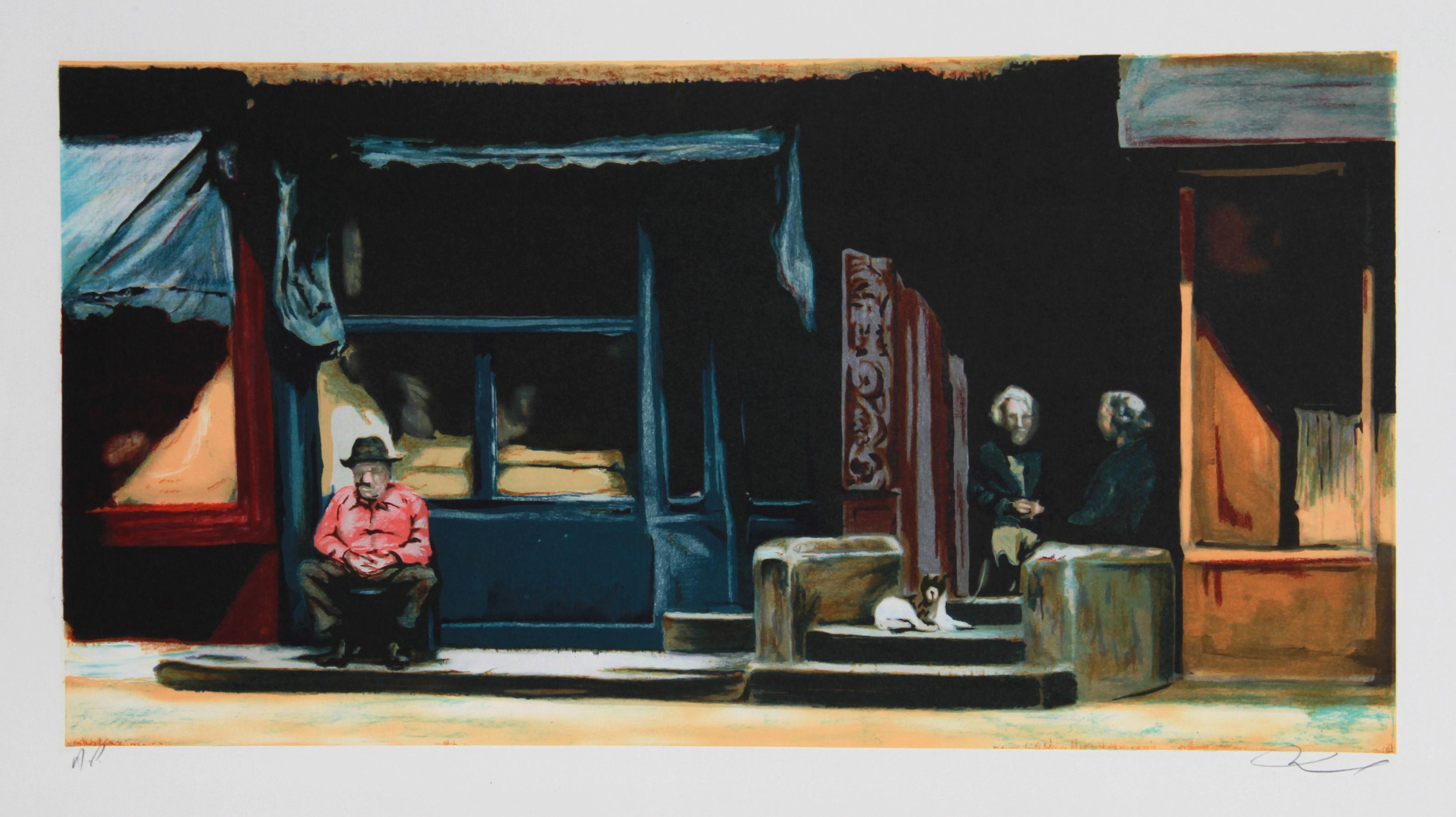 Neighbors, litografia fotorealista di Harry McCormick