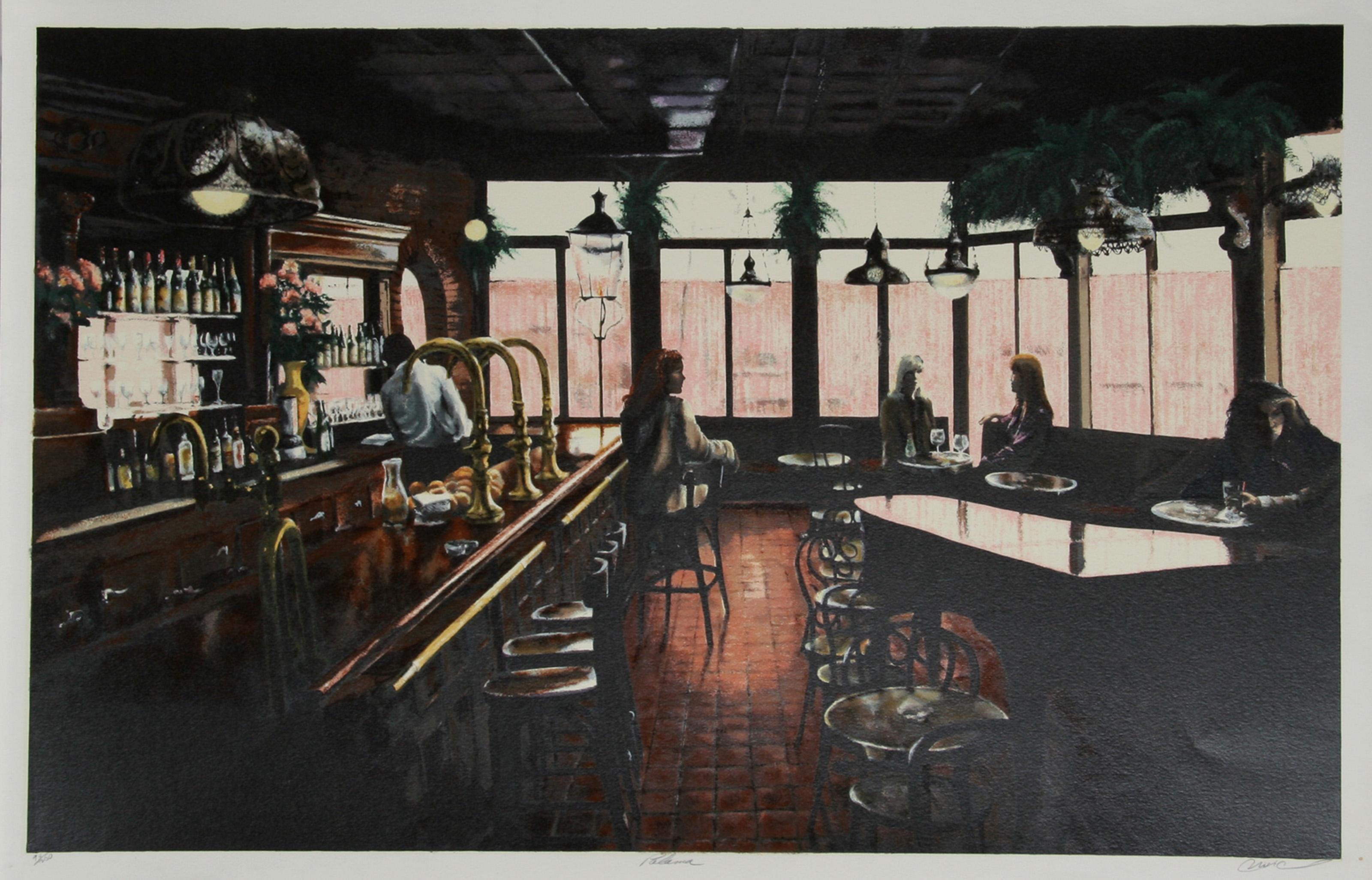 Paloma, Photorealist Screenprint by Harry McCormick