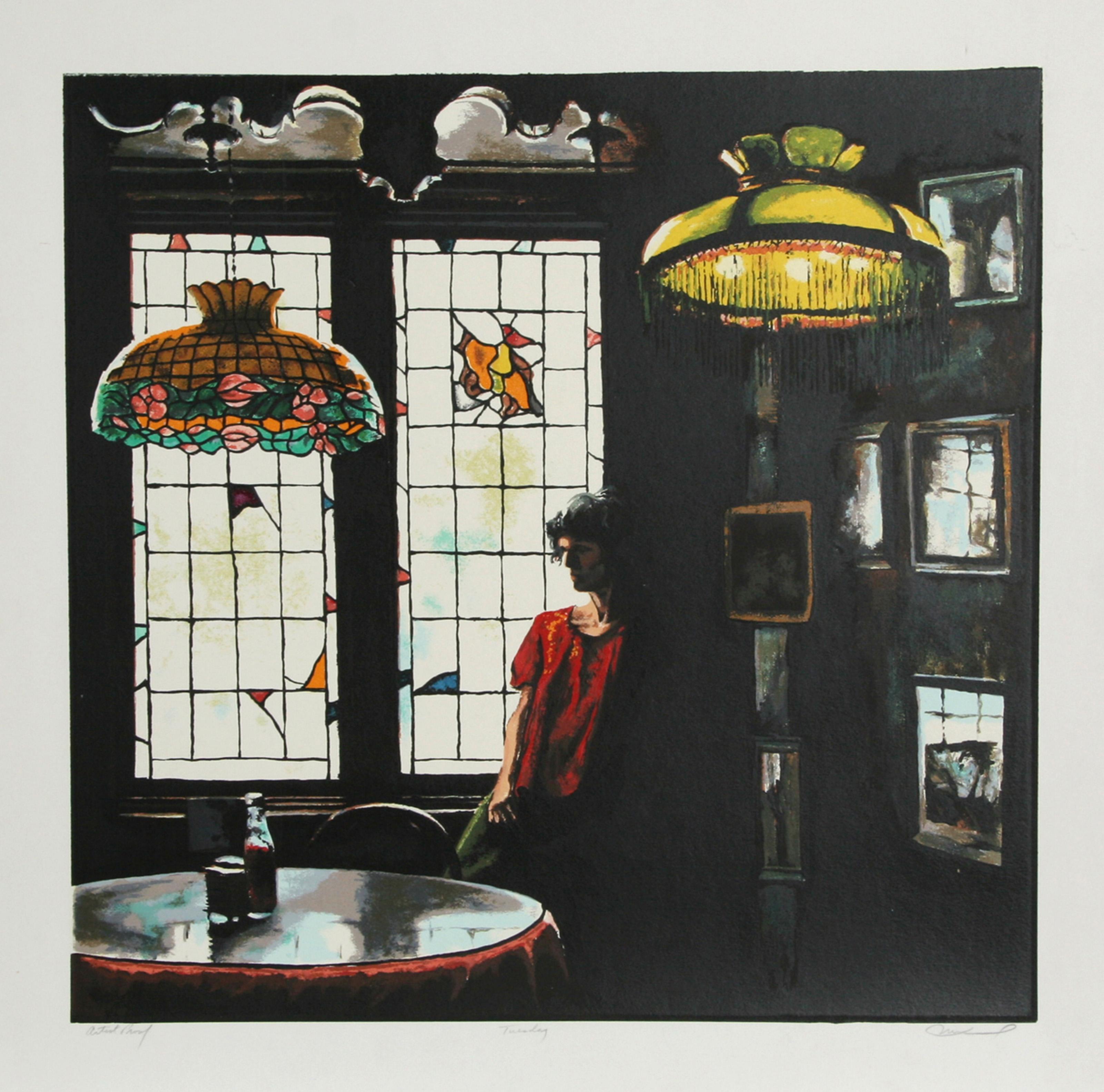 Tuesday, Photorealist Screenprint by Harry McCormick