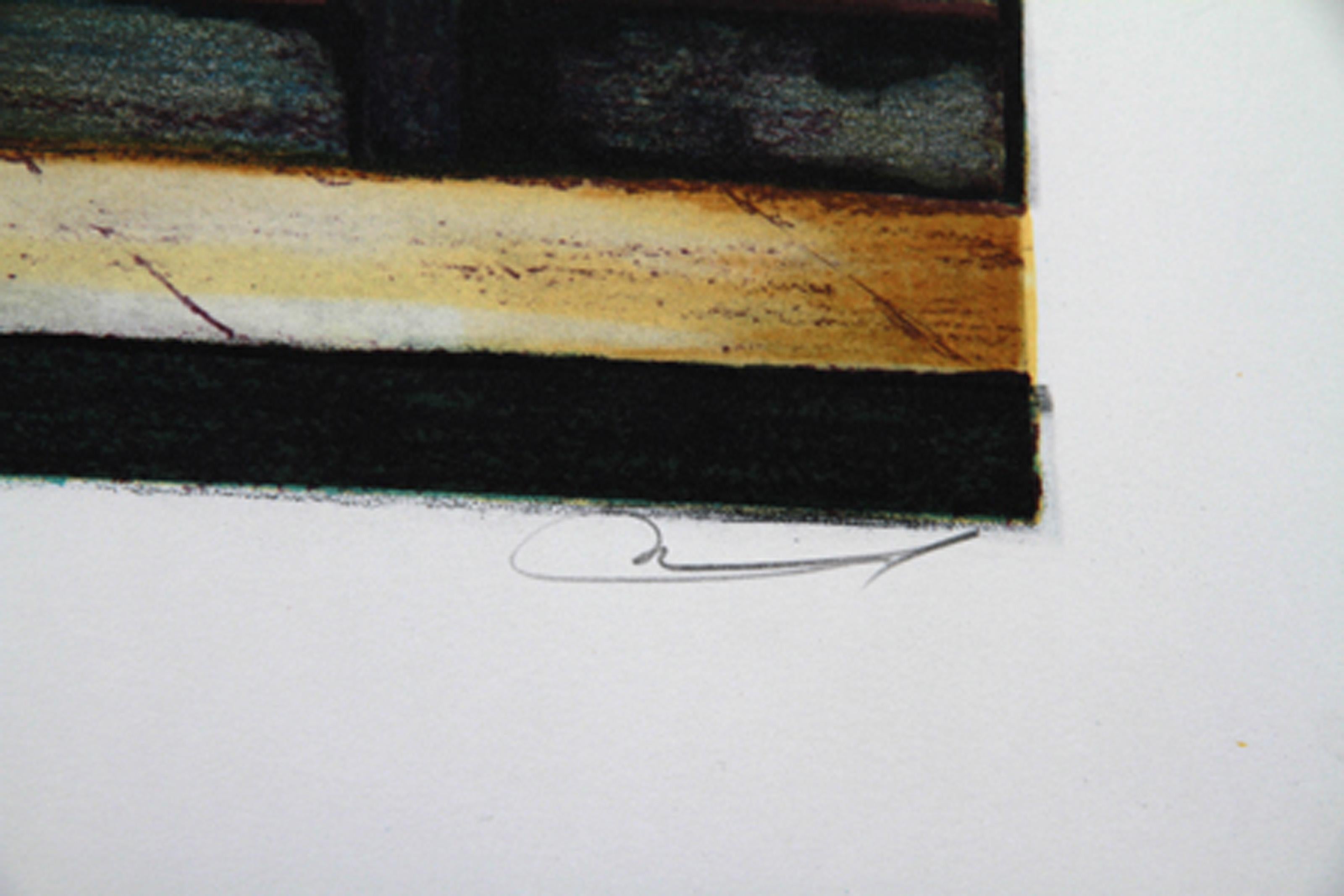 Weine und Spirituosen, fotorealistische Lithographie von Harry McCormick im Angebot 1