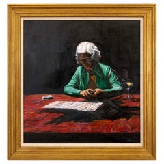Harry McCormick The Fortune Teller Signed Contemporary Realism Oil Painting on C