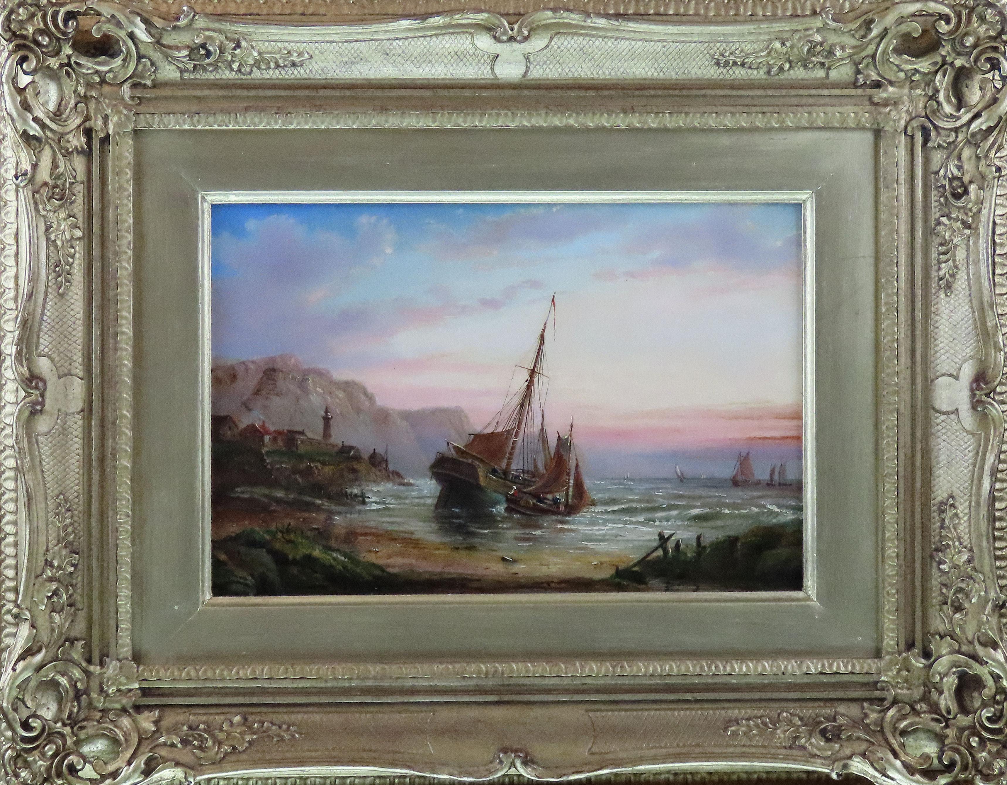 Pair of Original Oils on Canvas. HARRY MILLSON HUNT, 