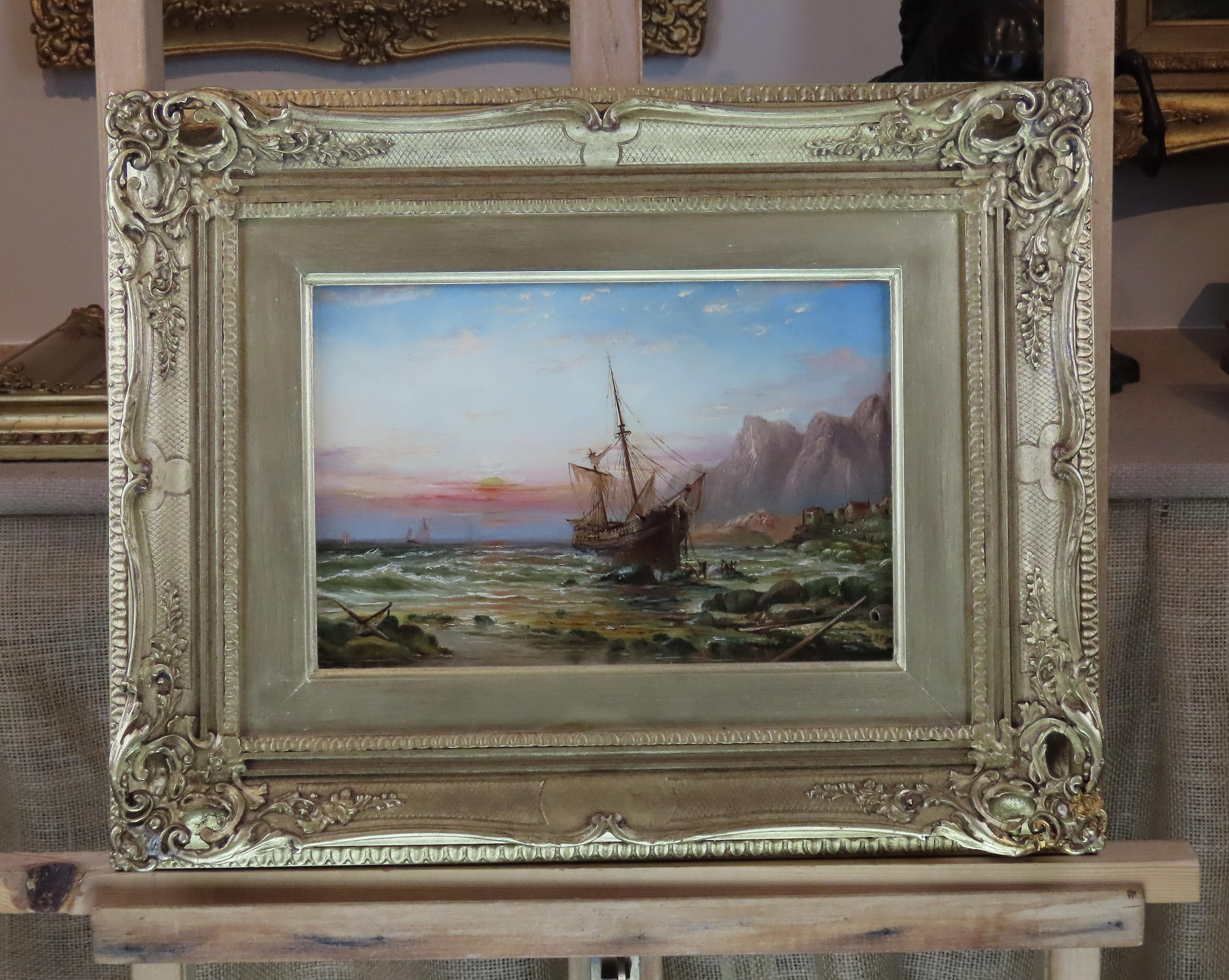 Pair of Original Oils on Canvas. HARRY MILLSON HUNT, 