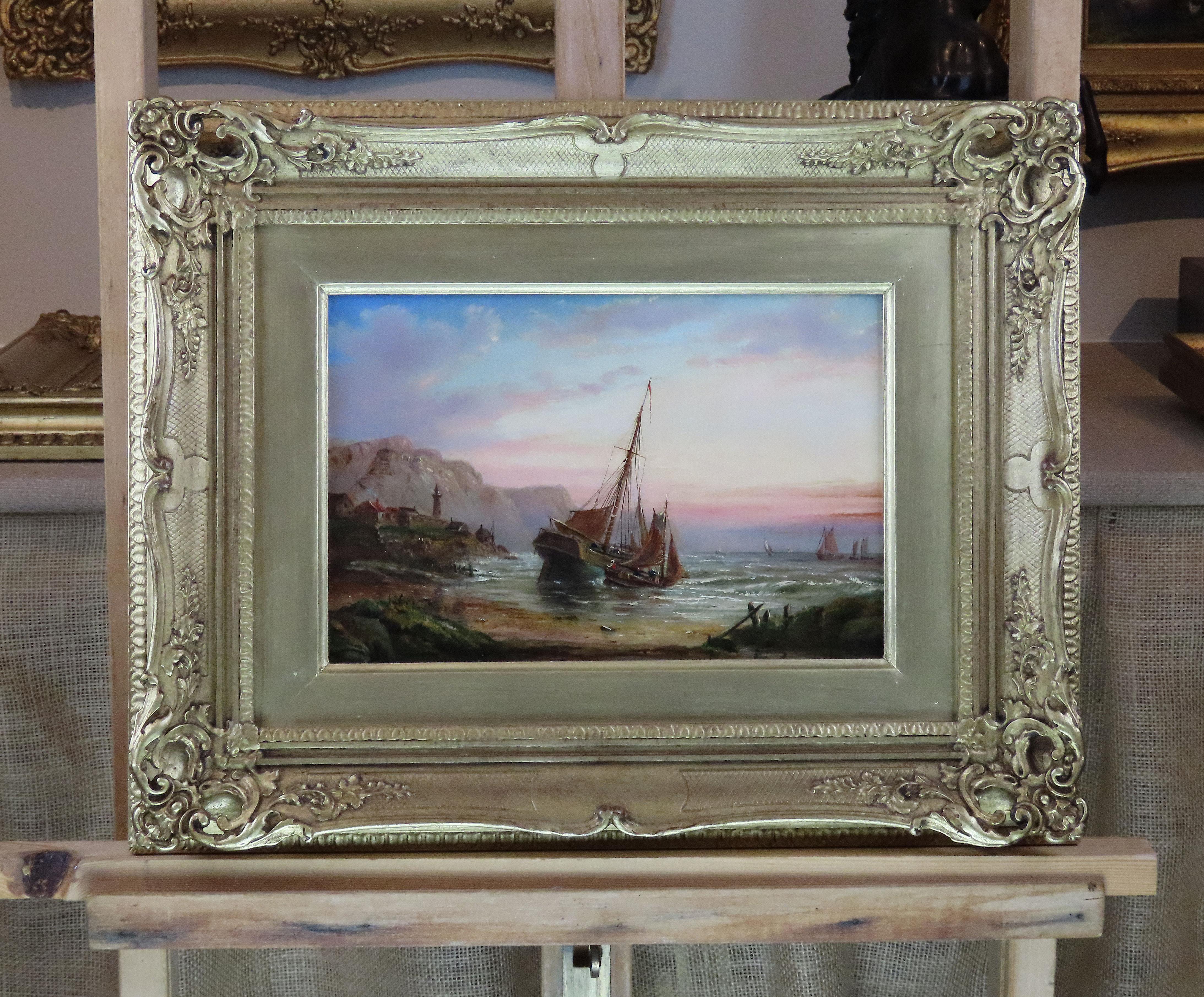Pair of Original Oils on Canvas. HARRY MILLSON HUNT, 