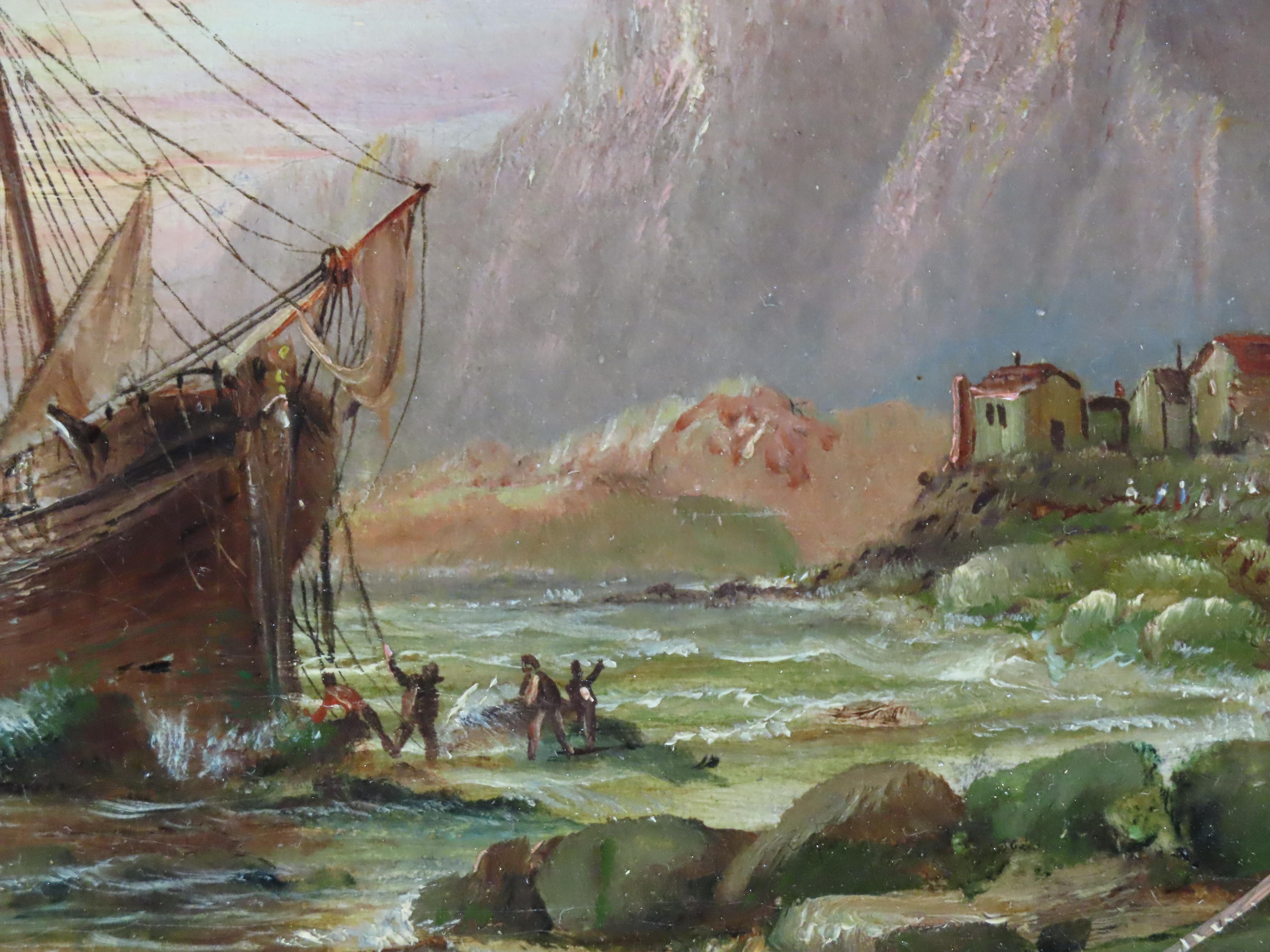 Pair of Original Oils on Canvas. HARRY MILLSON HUNT, 