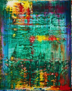 German Contemporary Art by Harry Moody - Abstract Green n°423