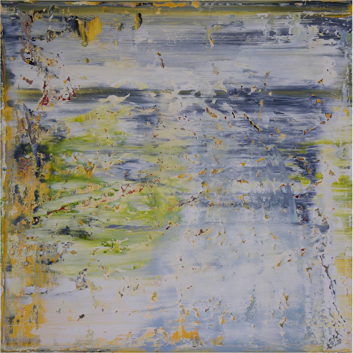 Abstracto Gris Azul #371