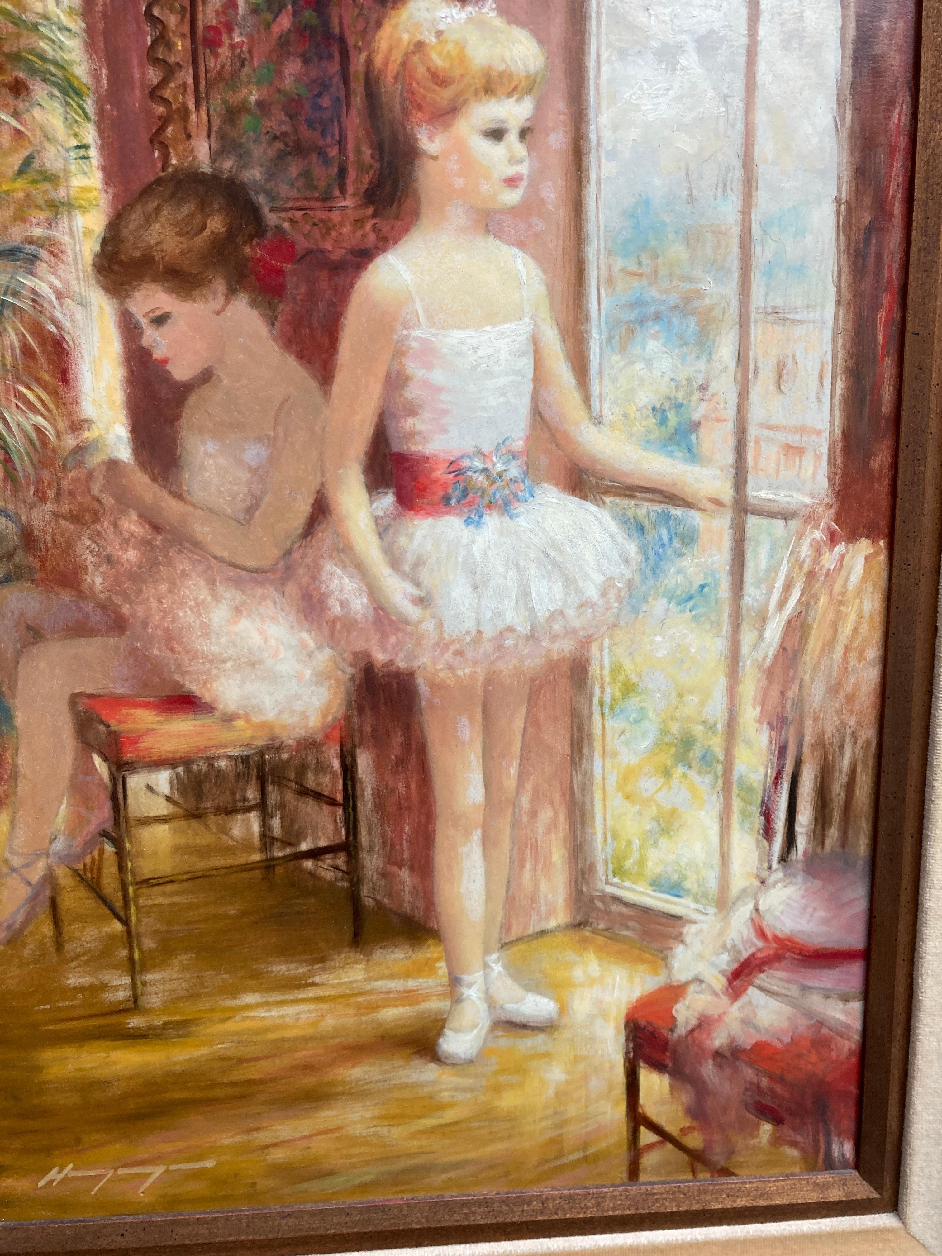 Harry Myers Amerikanischer Künstler. Dieser große impressionistische Künstler malte zu seinen Lebzeiten rund 2.000 Werke. In Amerika gilt er als einer der besten Künstler seines Stils, der an Renoir erinnert, und die hübschen blonden, dunkeläugigen