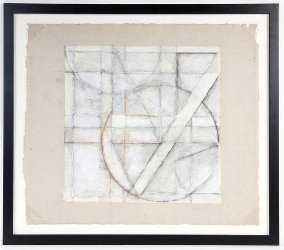 Taos Series
Mixed media on handmade paper
Signed and dated by the artist lower right
Archival framing with Conversation Glass
Frame size: 29 3/4 x 34 inches
Image size: 19 1/2 x 19 1/2 inches
Provenance: Peter Marciniak, New Hampshire
              