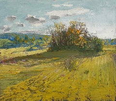 Un posto nel campo della fede: Pittura impressionista plein air di paesaggi di campagna