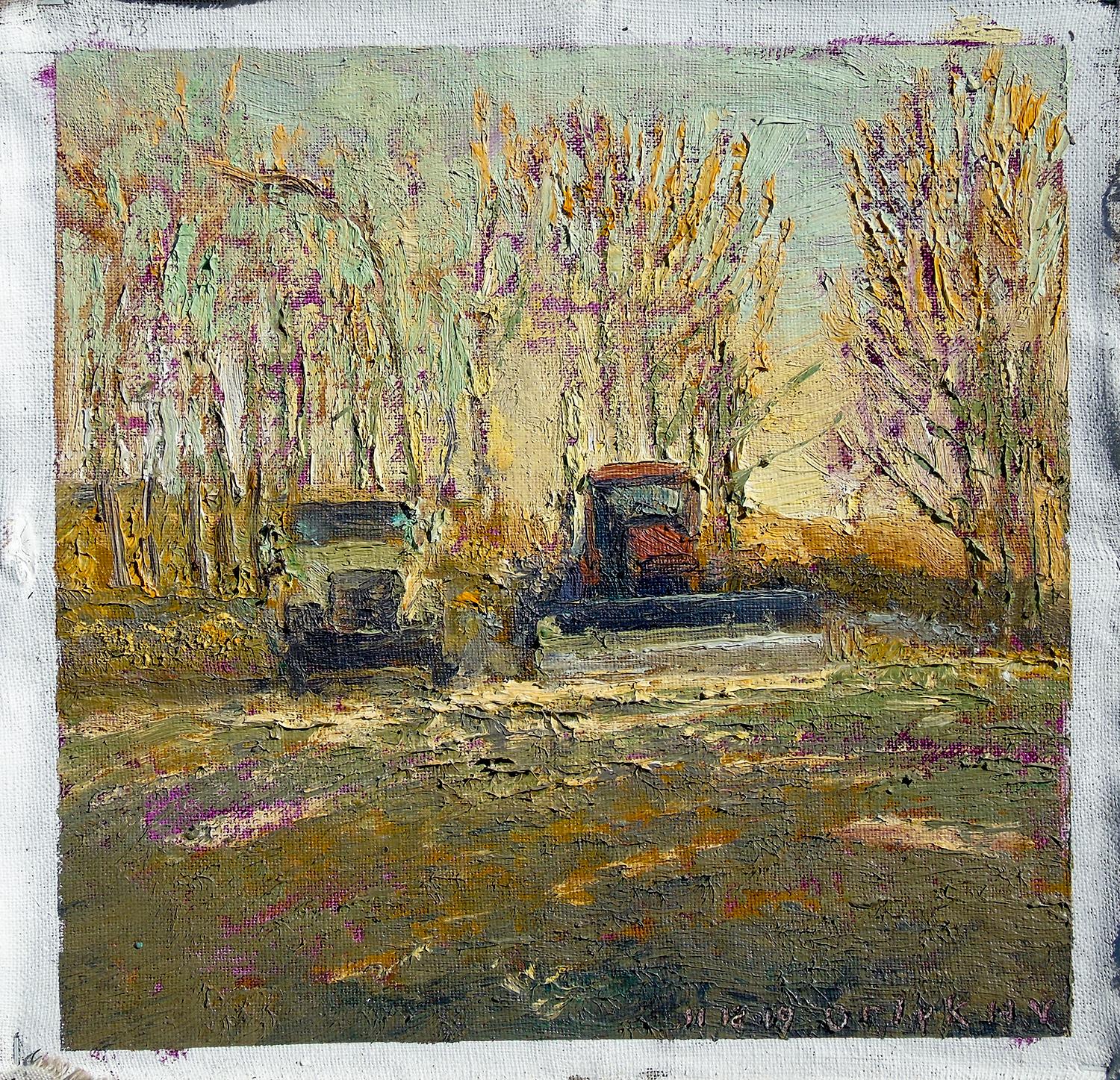 tractor painting