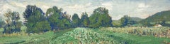 Truehart's (Impressionist Rural En Plein Air Landscape, Country Farm Fields)