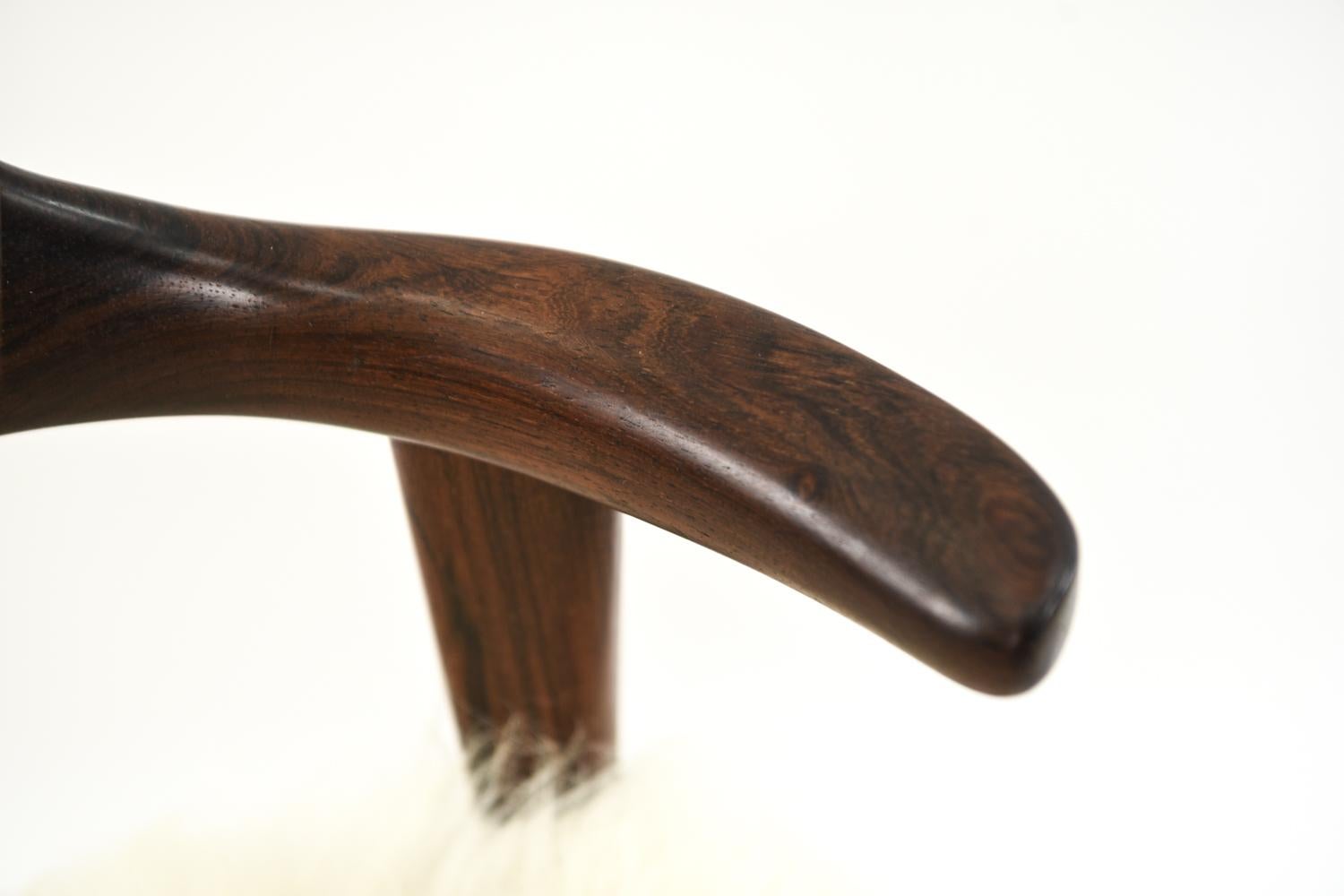 Harry Ostergaard for Randers Pair of Cow Horn Chairs In Good Condition In Norwalk, CT