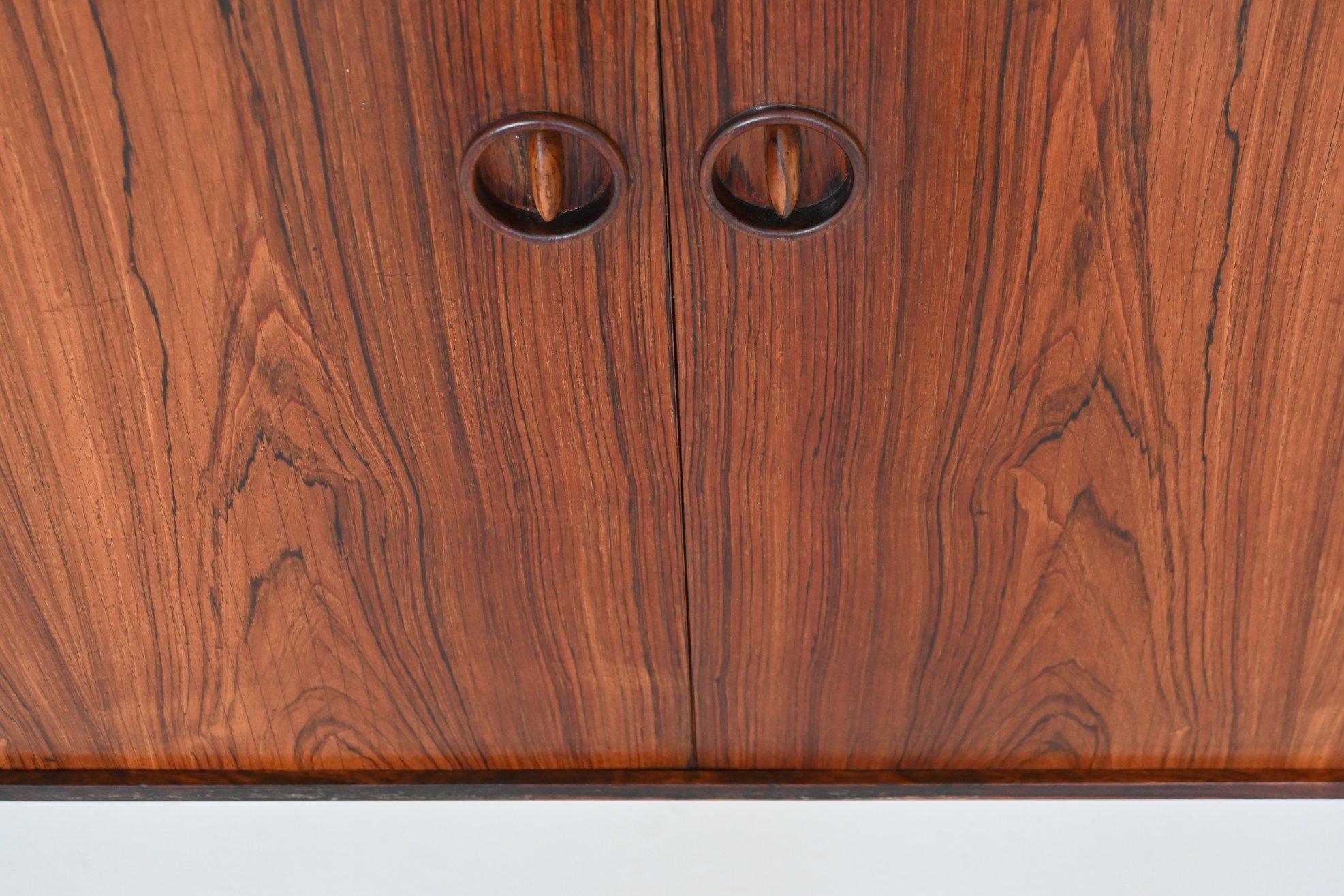 Harry Ostergaard highboard rosewood Randers Mobelfabrik Denmark 1960 3