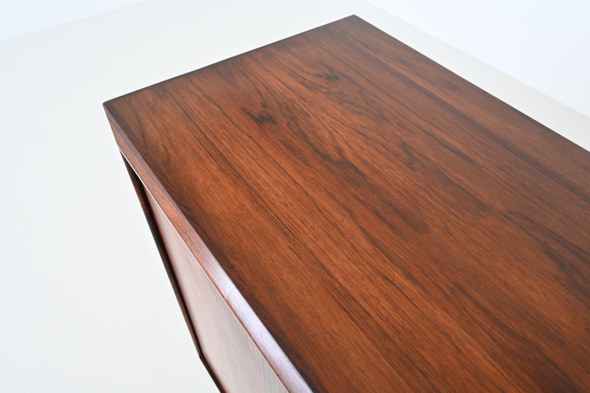 Harry Ostergaard highboard rosewood Randers Mobelfabrik Denmark 1960 6