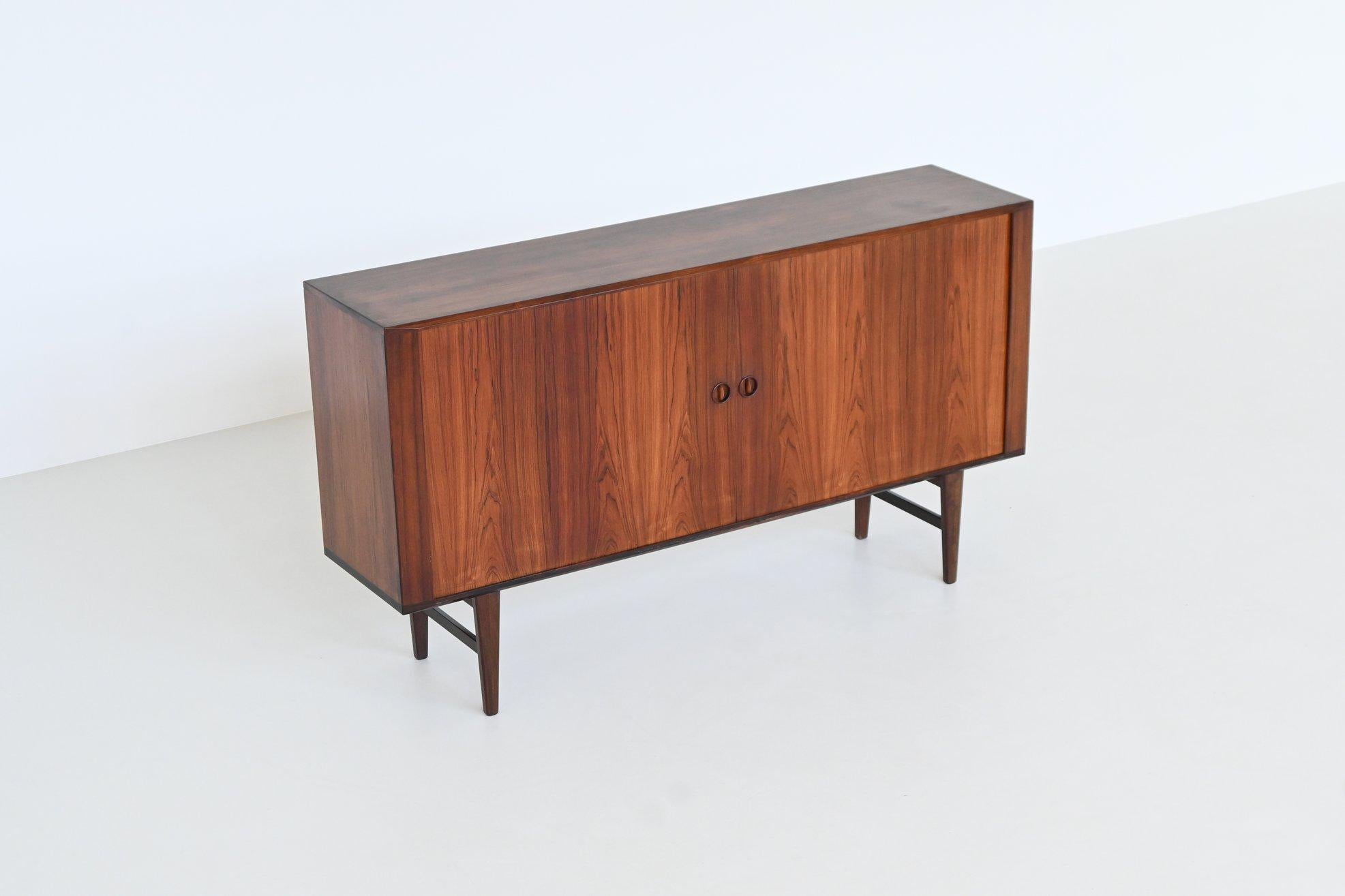 Harry Ostergaard highboard rosewood Randers Mobelfabrik Denmark 1960 9