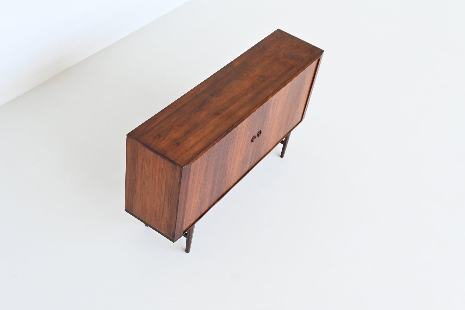 Harry Ostergaard highboard rosewood Randers Mobelfabrik Denmark 1960 10