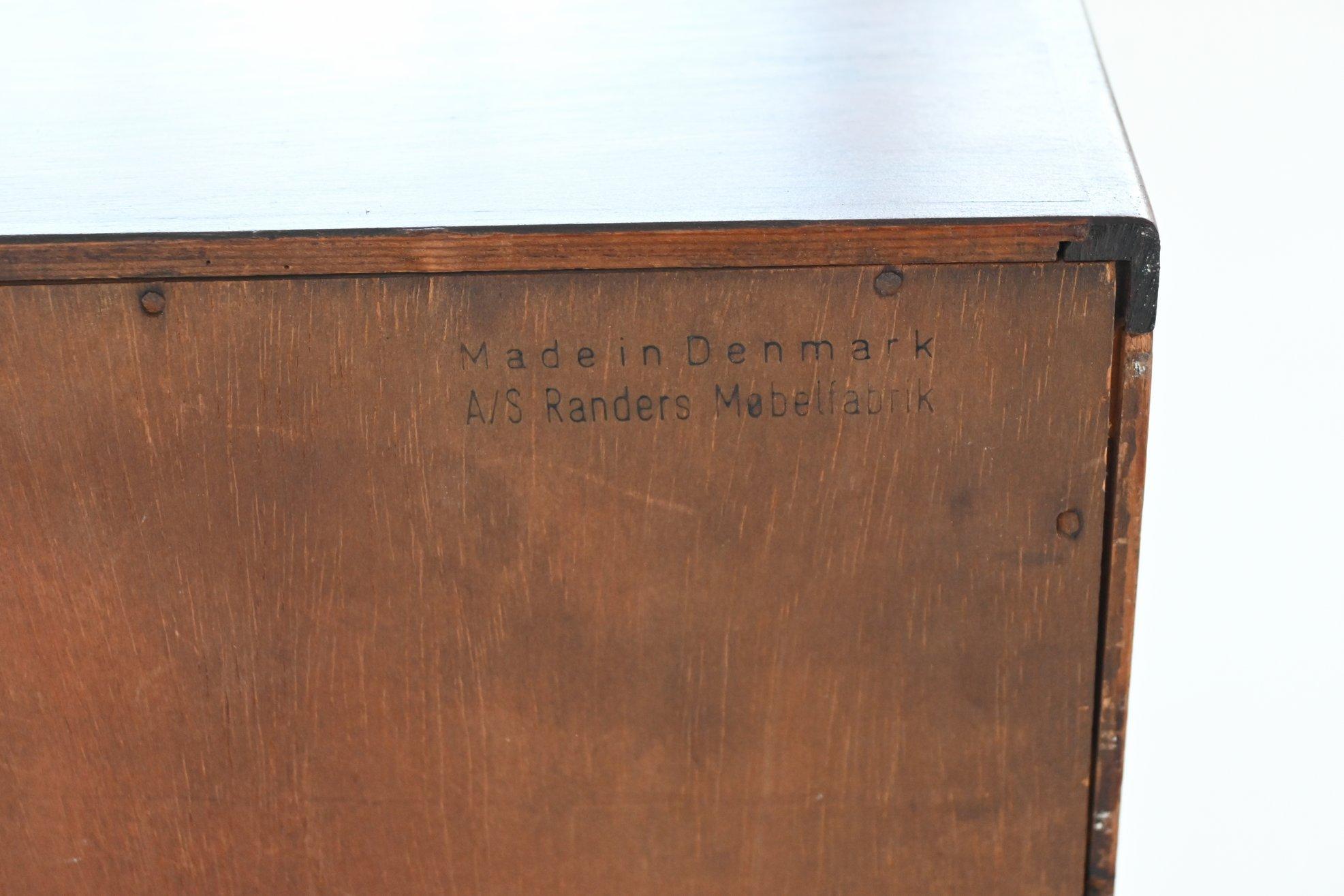 Harry Ostergaard highboard rosewood Randers Mobelfabrik Denmark 1960 12