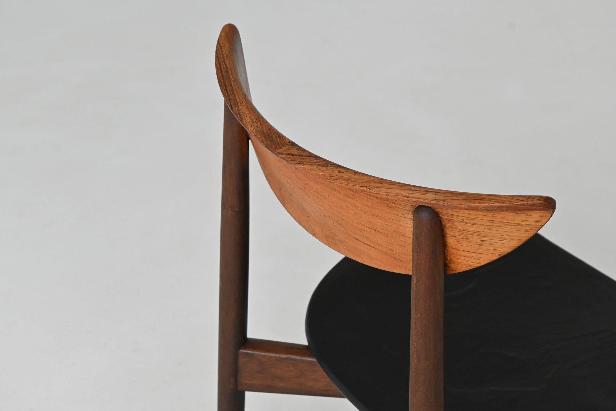 Harry Ostergaard pair of dining chairs rosewood Randers Denmark 1960 en venta 10