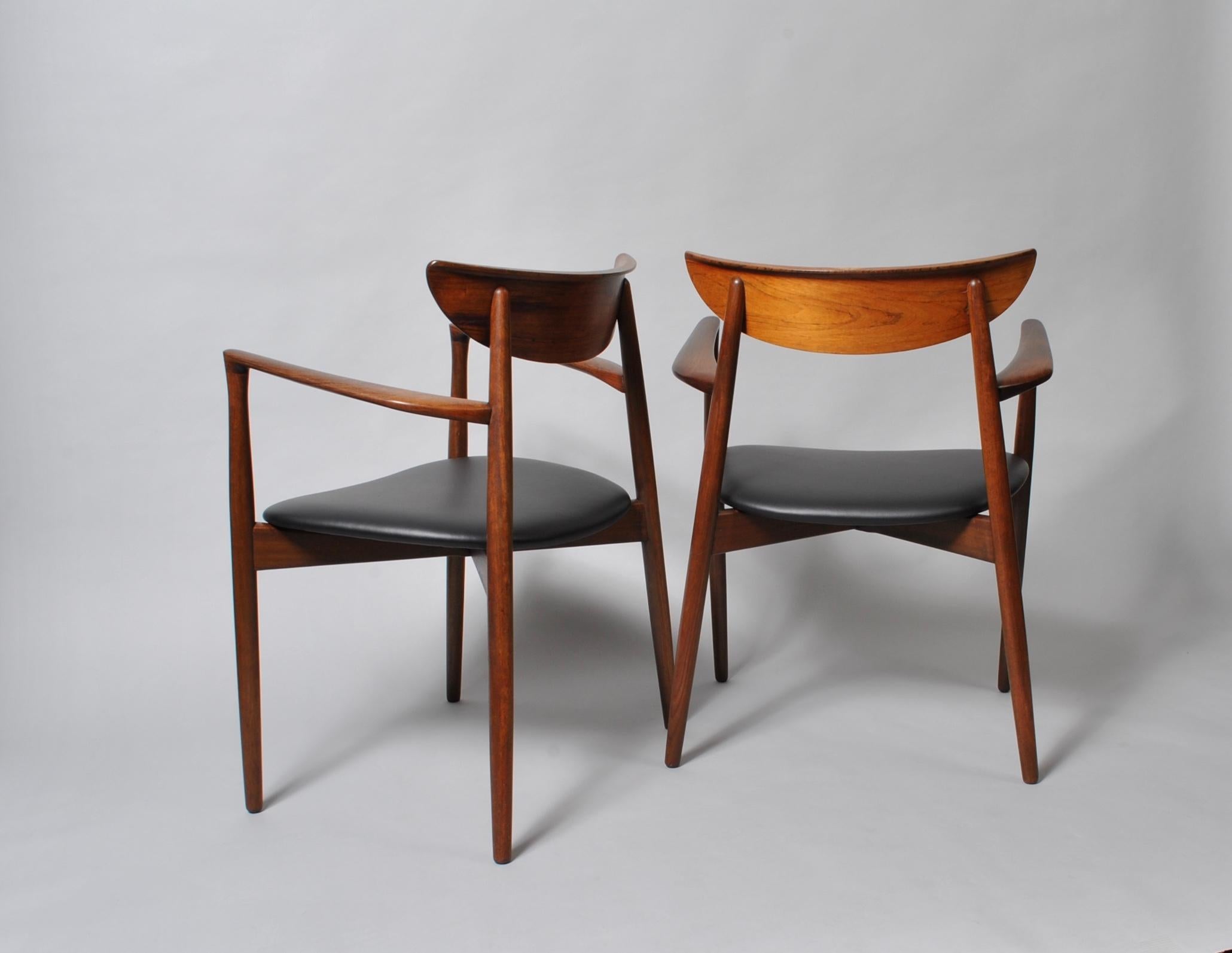 Harry Ostergaard, Pair of Midcentury Chairs 1