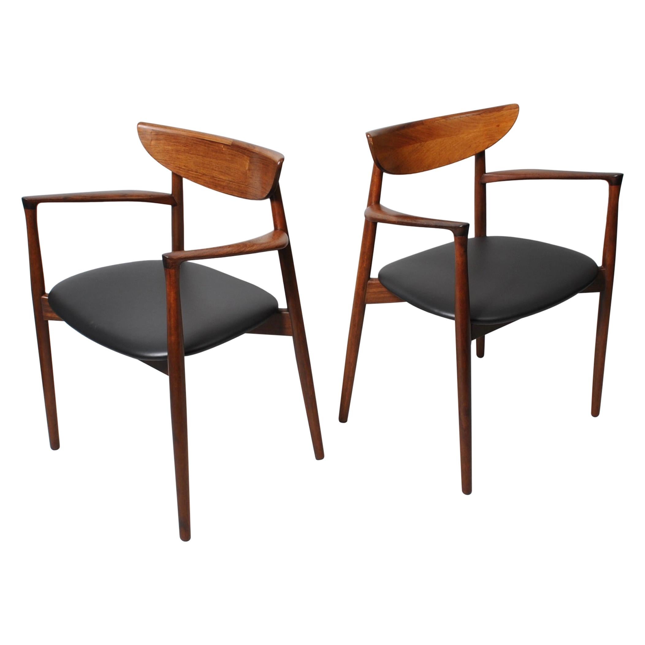 Harry Ostergaard, Pair of Midcentury Chairs