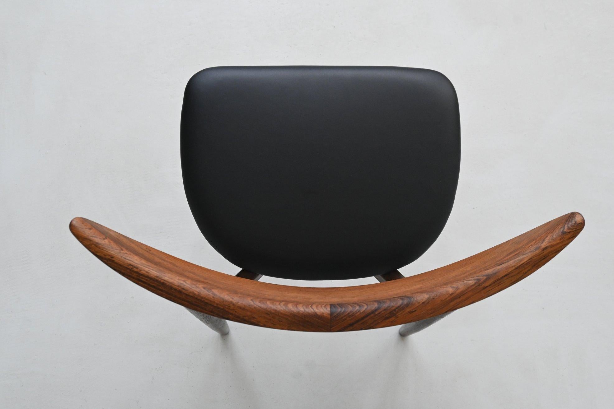 Harry Ostergaard set de huit chaises de salle à manger en bois de rose Randers Danemark 1960 en vente 12