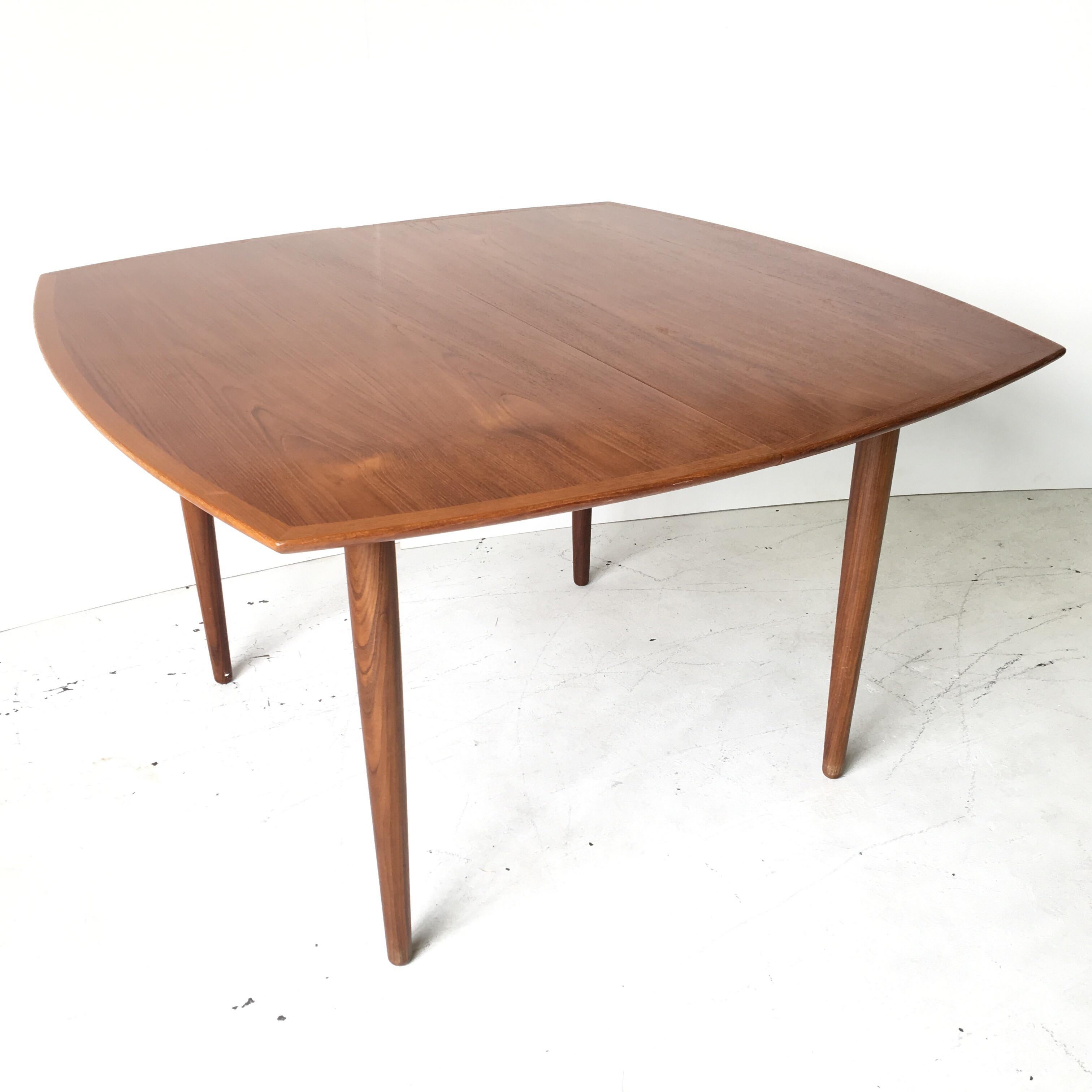 Mid-Century Modern Harry Ostergaard Vintage Teak Danish Modern Dining Extension Table