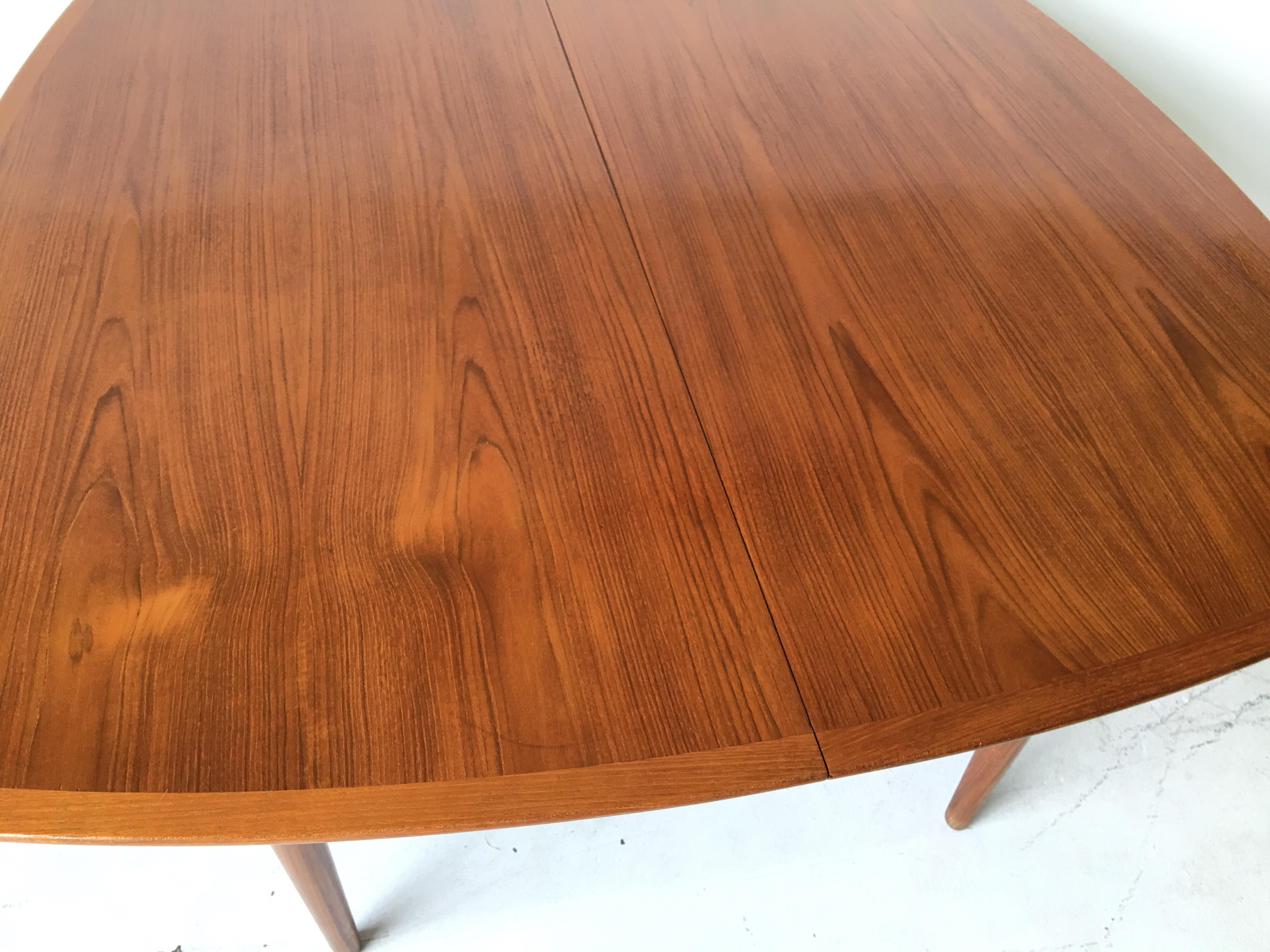 American Harry Ostergaard Vintage Teak Danish Modern Dining Extension Table