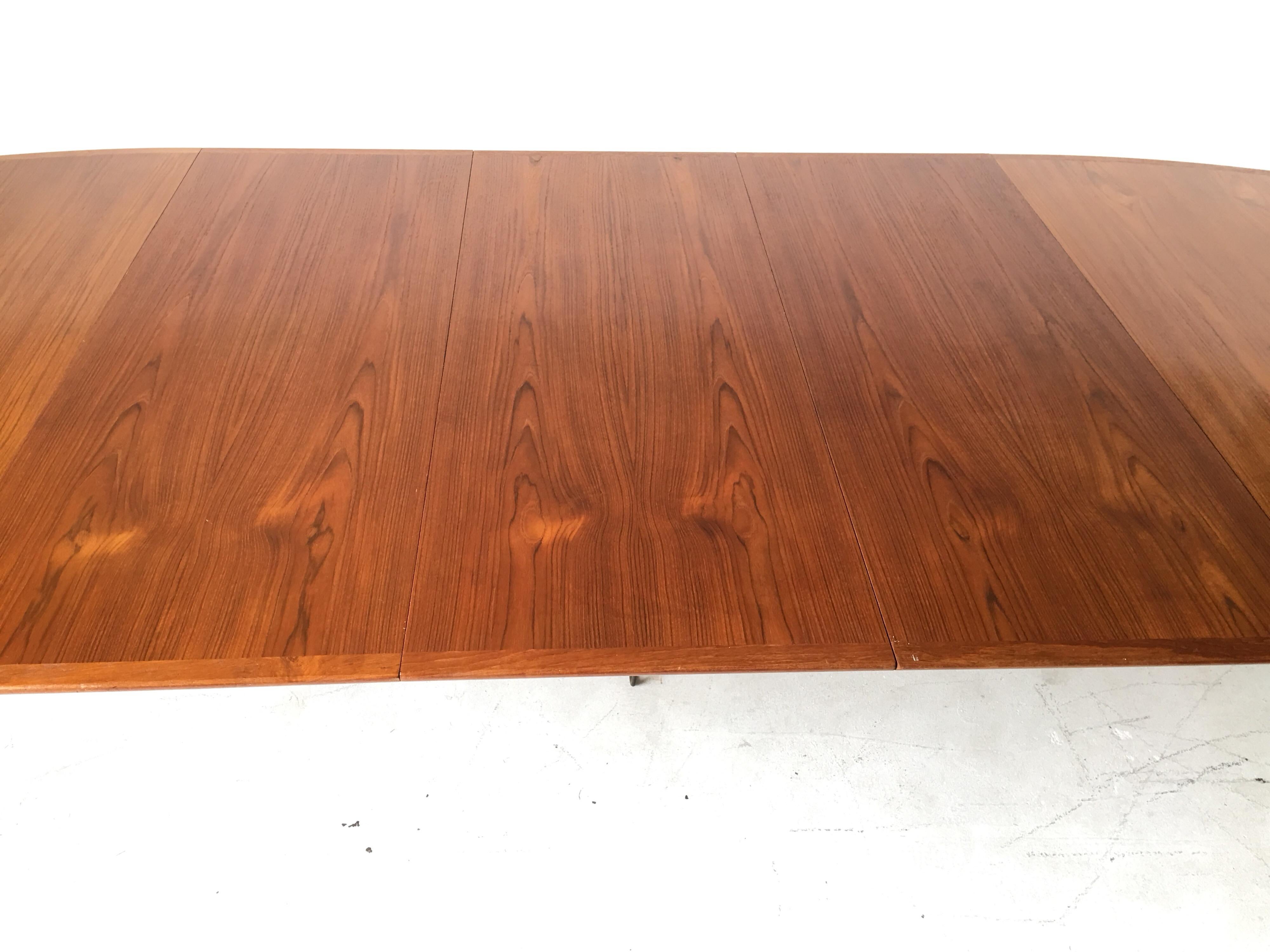 Harry Ostergaard Vintage Teak Danish Modern Dining Extension Table 1