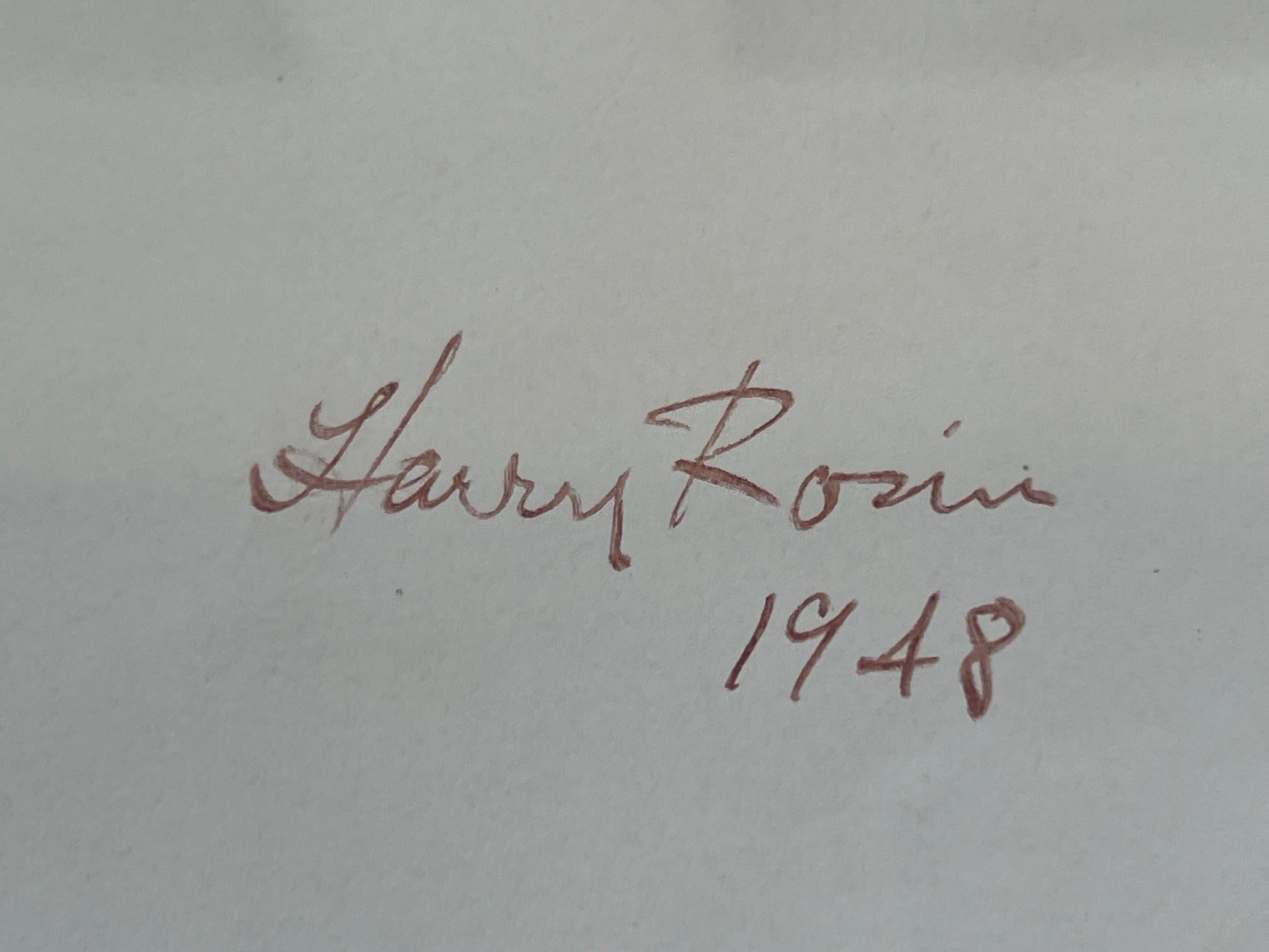 Pastello di nudo di Harry Rosin, 1948 ca. in vendita 3