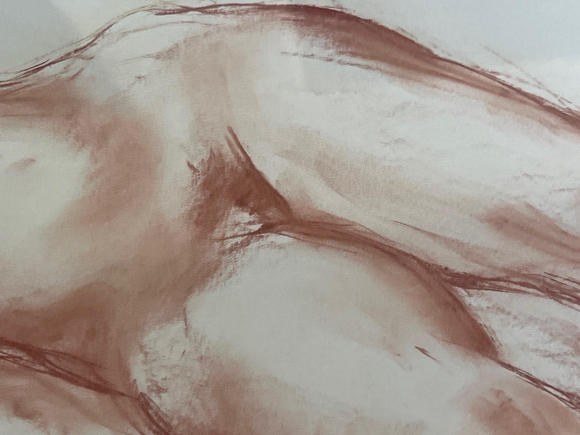 Pastello di nudo di Harry Rosin, 1948 ca. In condizioni buone in vendita a Ross, CA