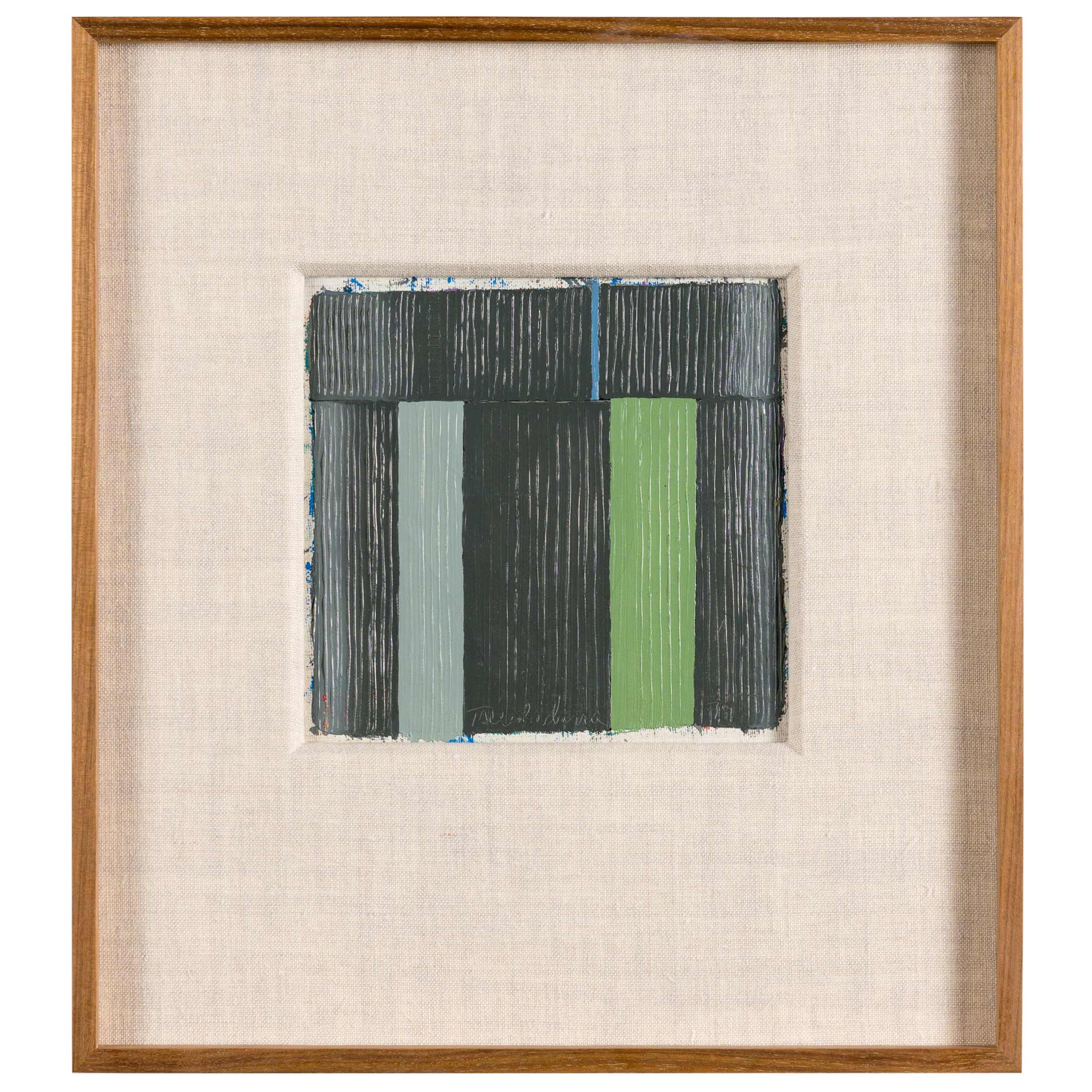 Harry S. Tsuchidana, Untitled, Color Block Style Painting, United States, 1979