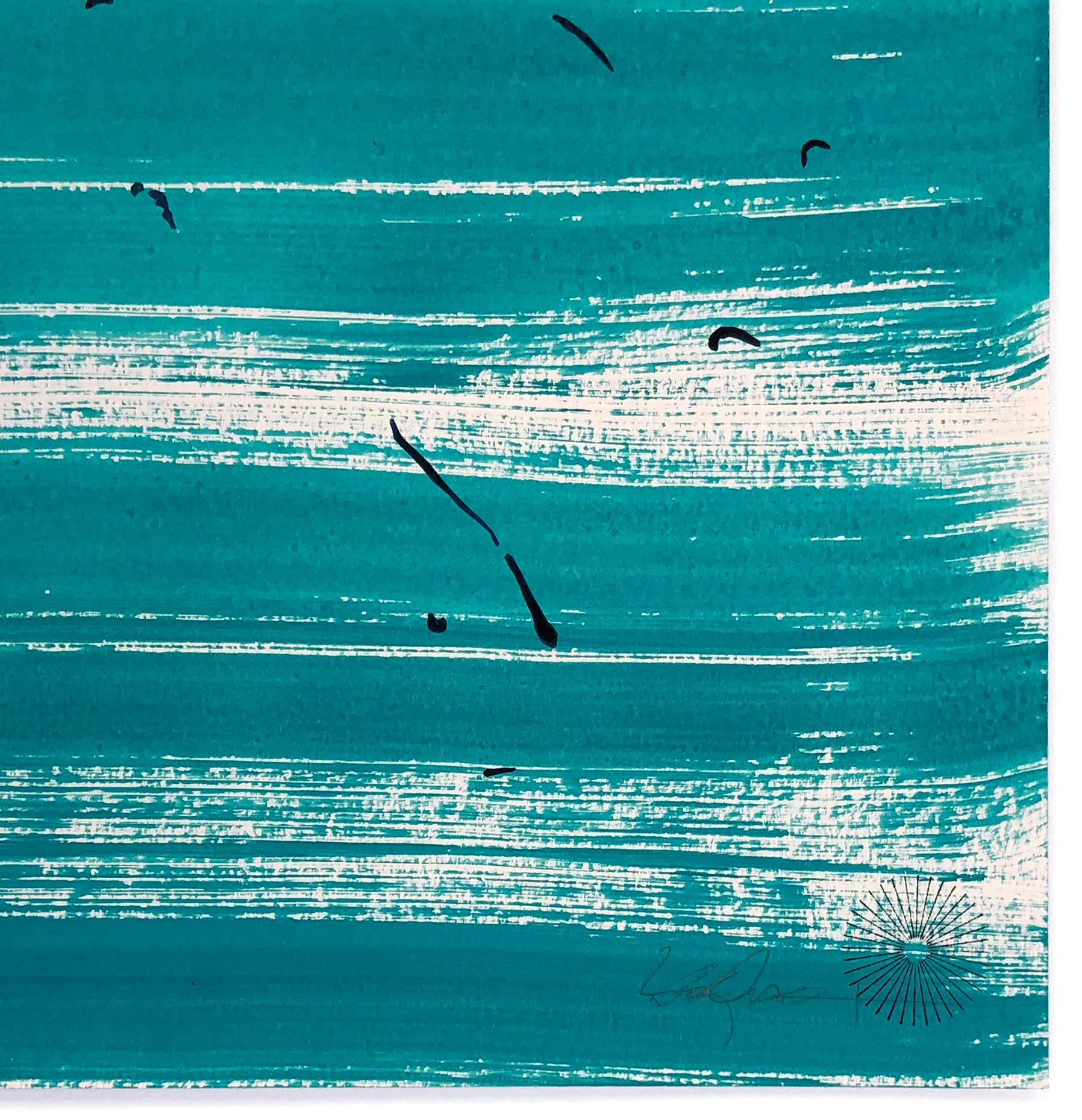 Asteroide RS (serigrafia incorniciata e rifinita a mano) - Print di Harry Schaare