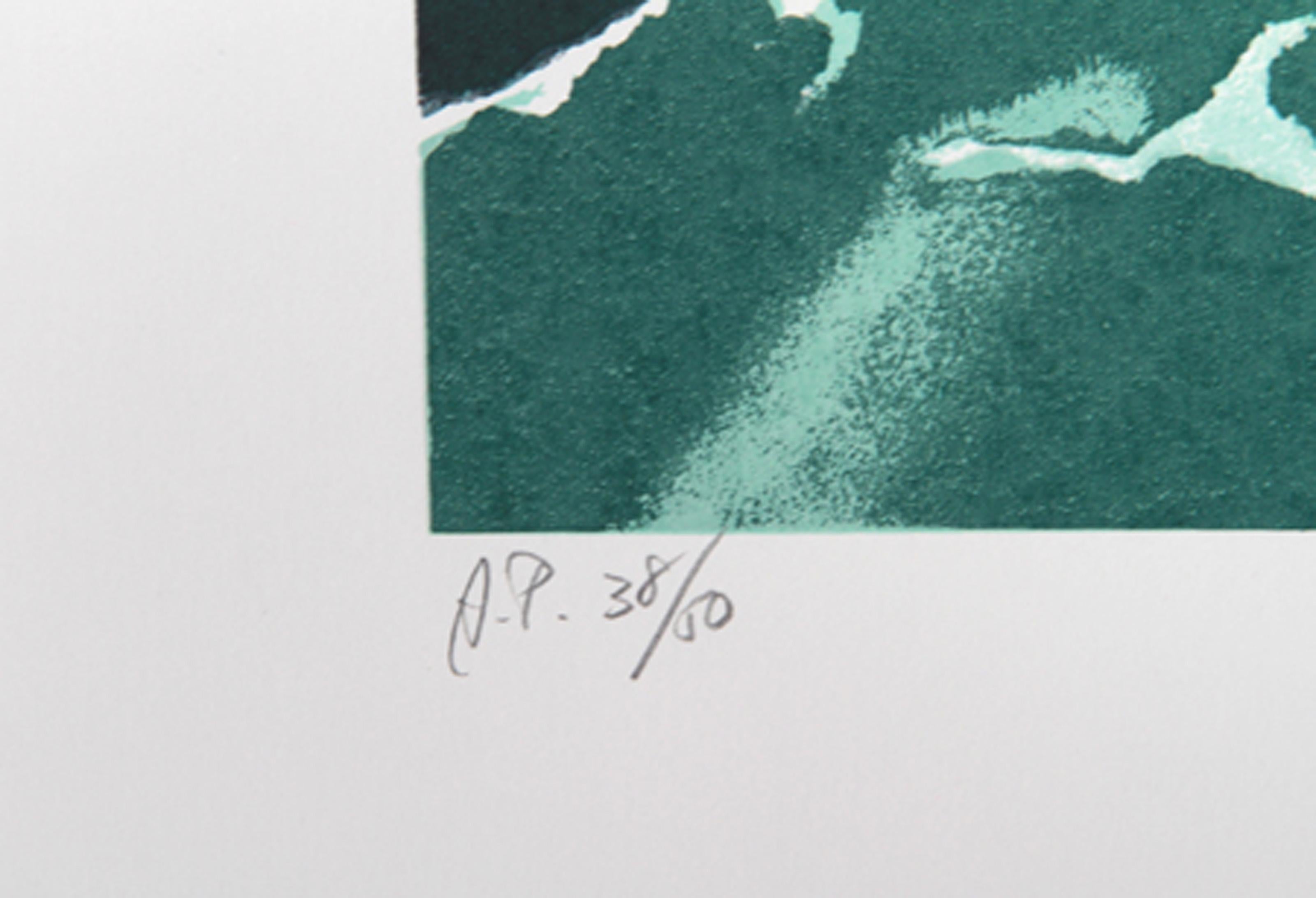 Pêcheur de Gloucester, lithographie réaliste américaine de Harry Schaare en vente 1