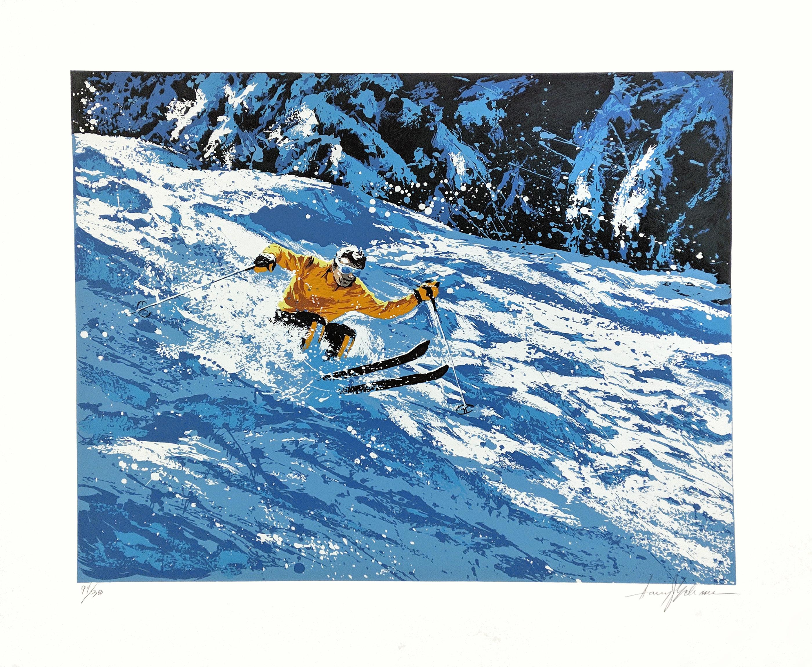 Figurative Print de Harry Schaare - ESQUÍ