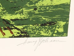 The Finish Line, American Realist Screenprint by Harry Schaare