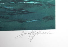 El faro, serigrafía realista americana de Harry Schaare