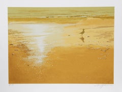 Vintage The Seagull, American Realist Screenprint by Harry Schaare
