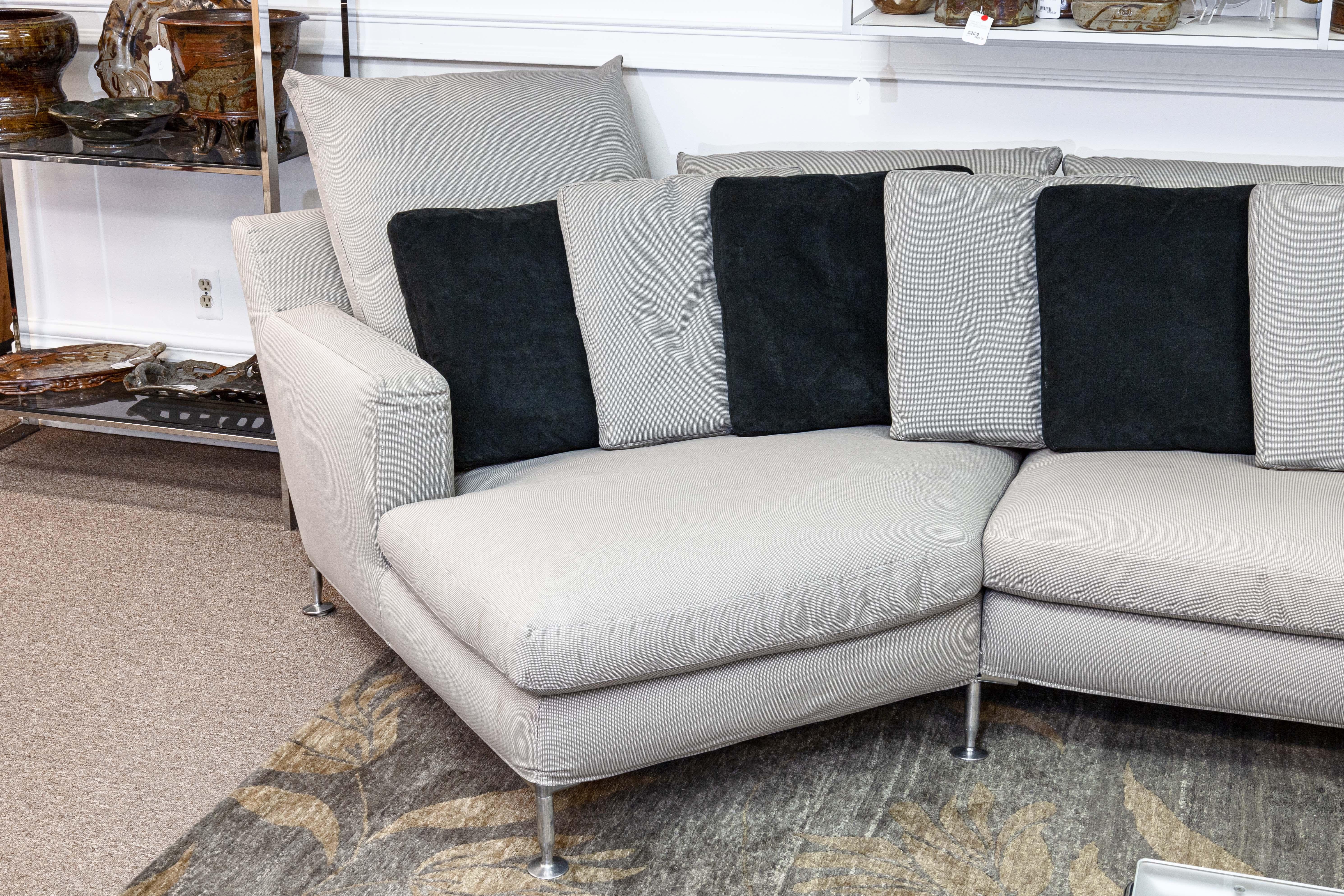 Italian Harry Sectional Sofa by Antonio Citterio for B&B Italia and Maxalto