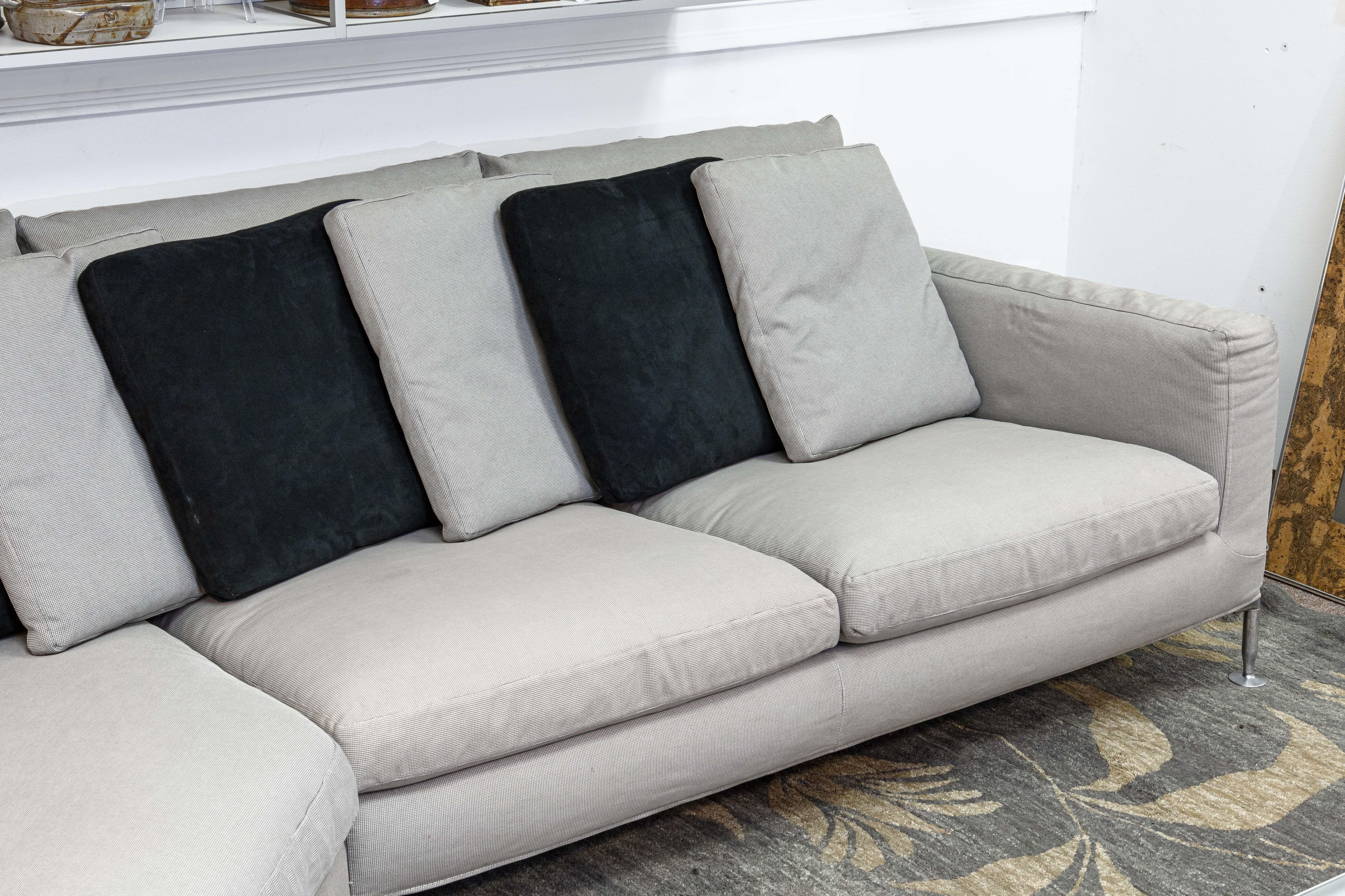Harry Sectional Sofa by Antonio Citterio for B&B Italia and Maxalto In Good Condition In Keego Harbor, MI